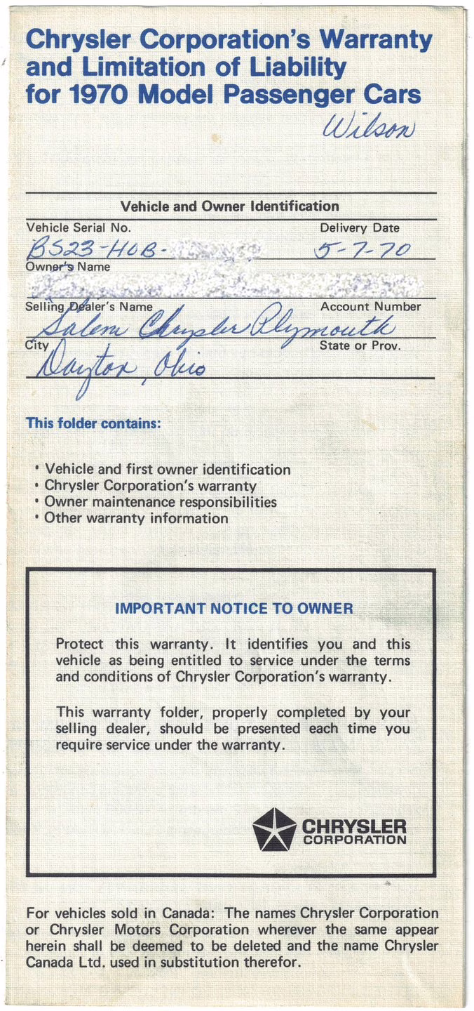 1970 Alpine White Plymouth 'Cuda