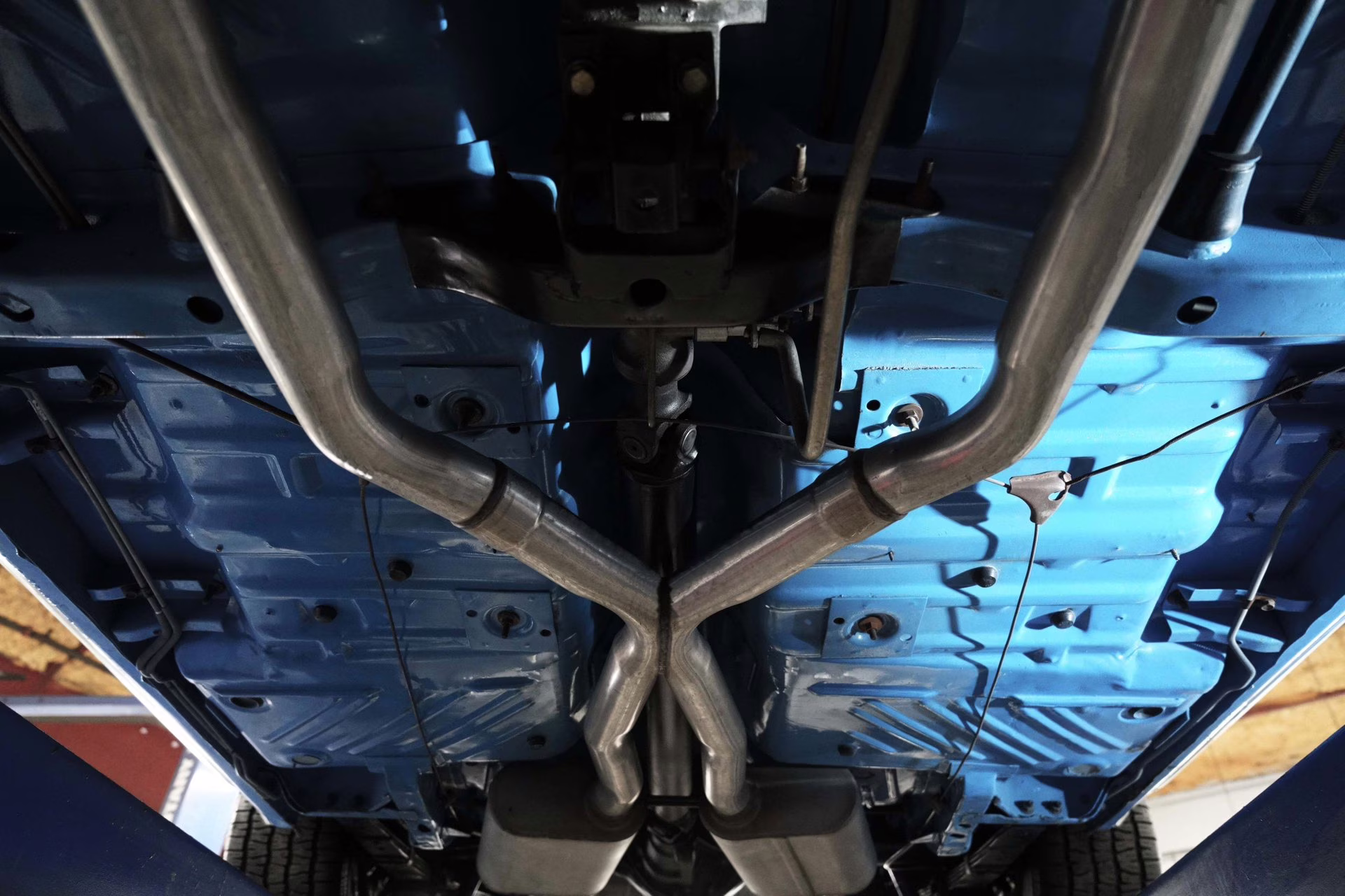 1973 Basin Street Blue Plymouth 'Cuda