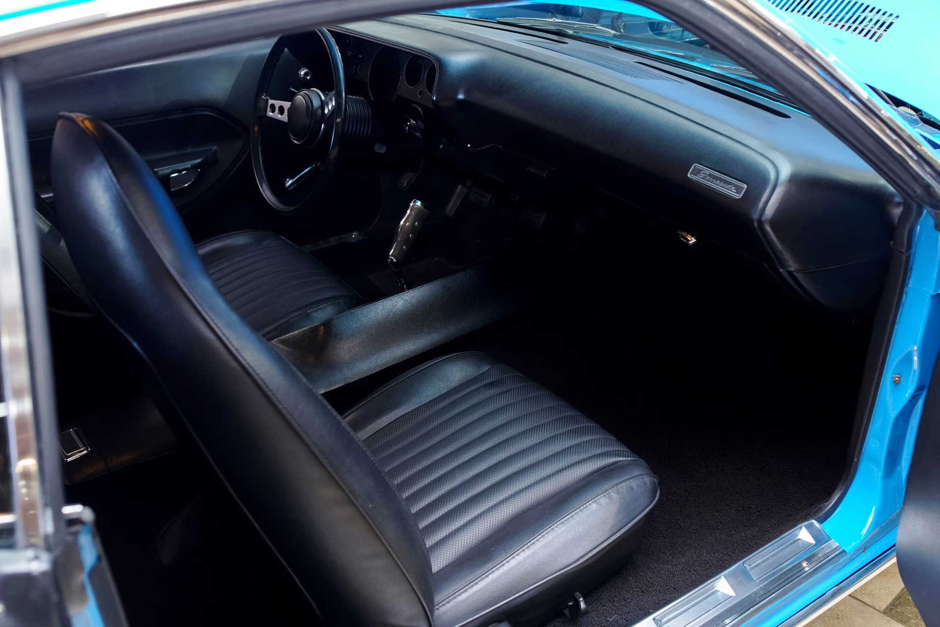 1973 Basin Street Blue Plymouth 'Cuda