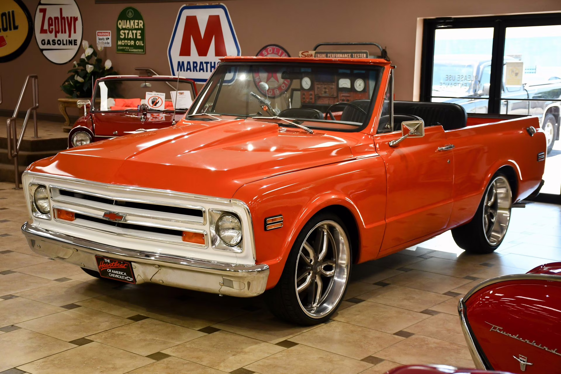 1972 Orange &amp; White Chevrolet C5 Blazer