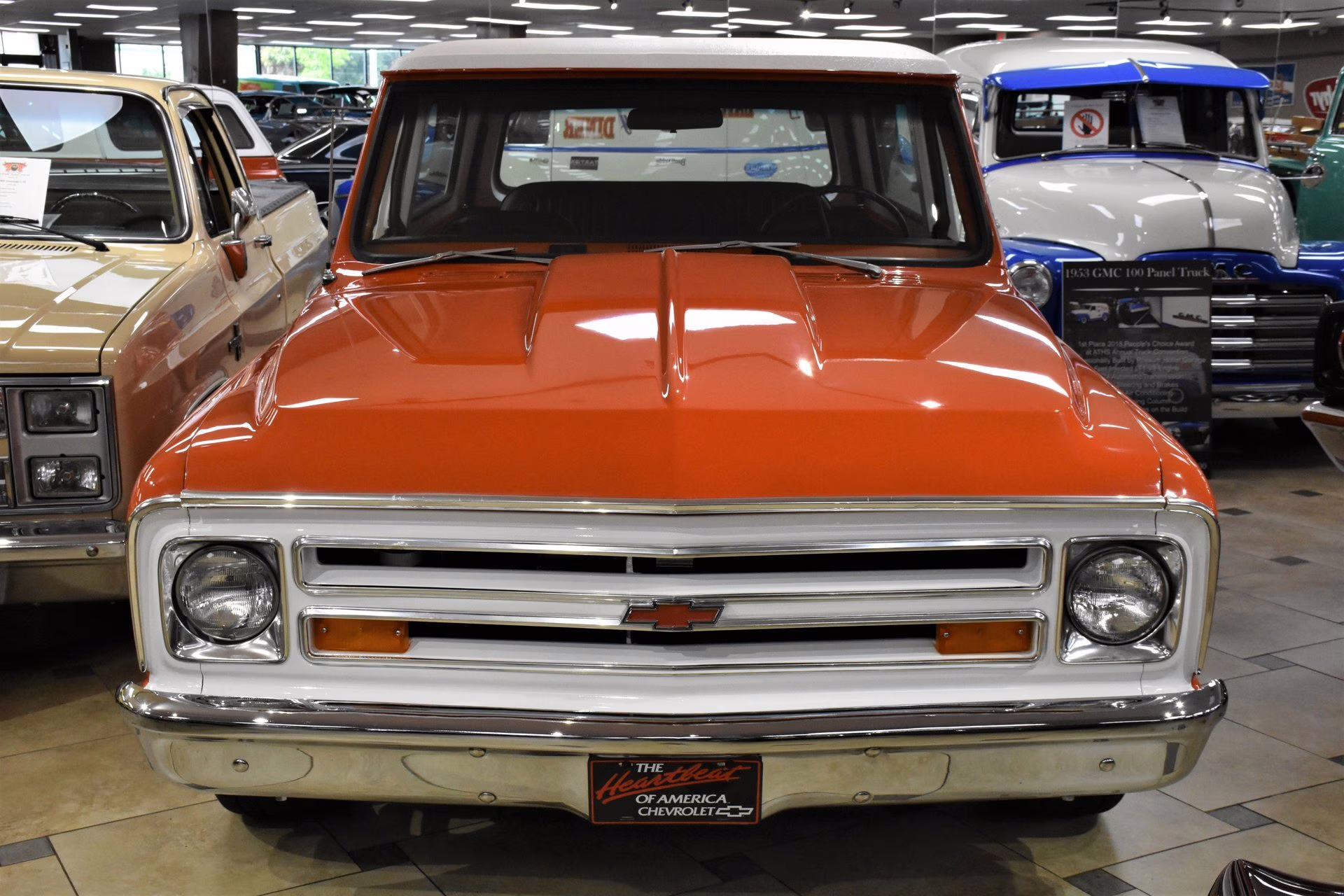 1972 Orange &amp; White Chevrolet C5 Blazer