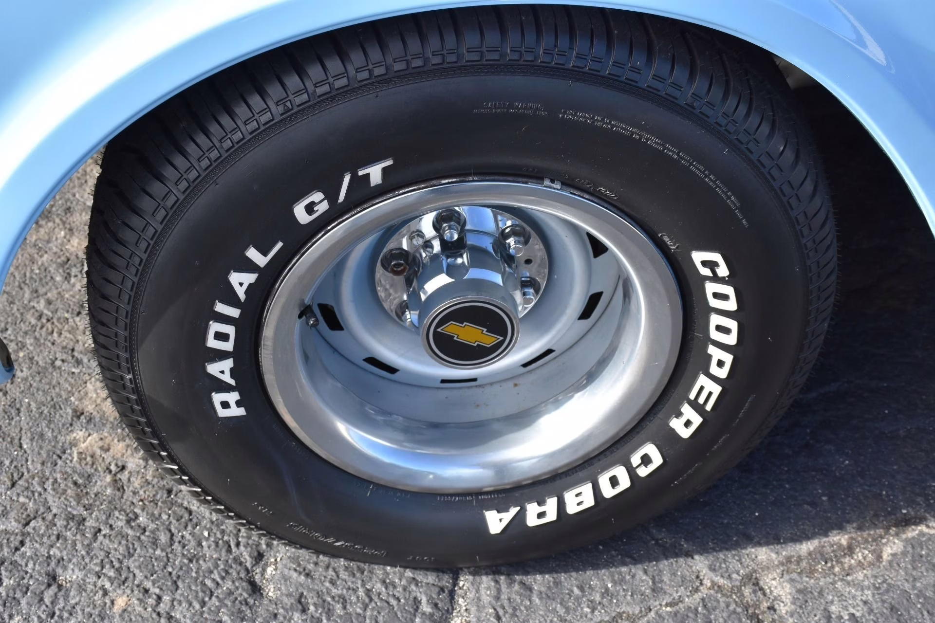 1967 Blue and White Chevrolet C-10