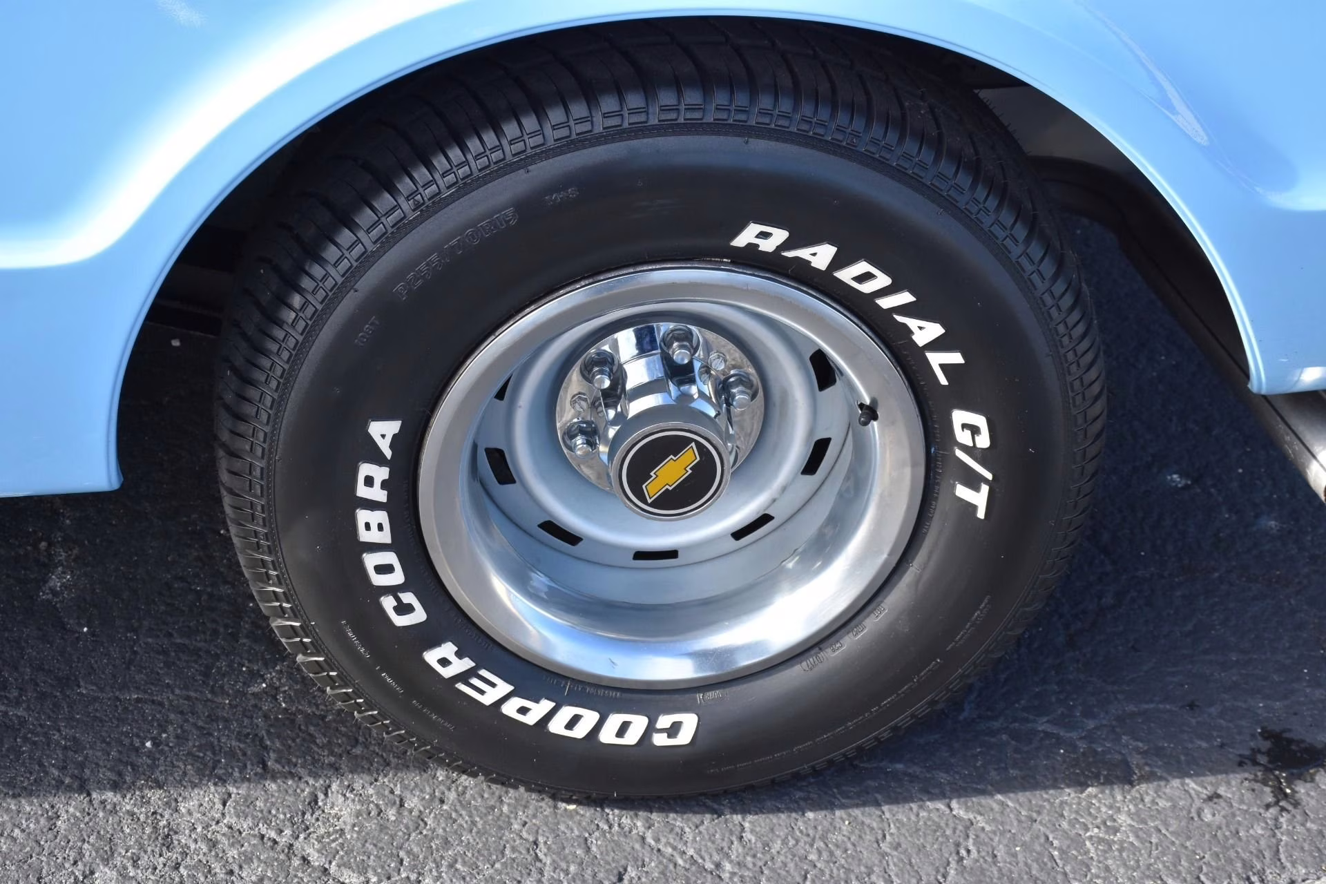 1967 Blue and White Chevrolet C-10