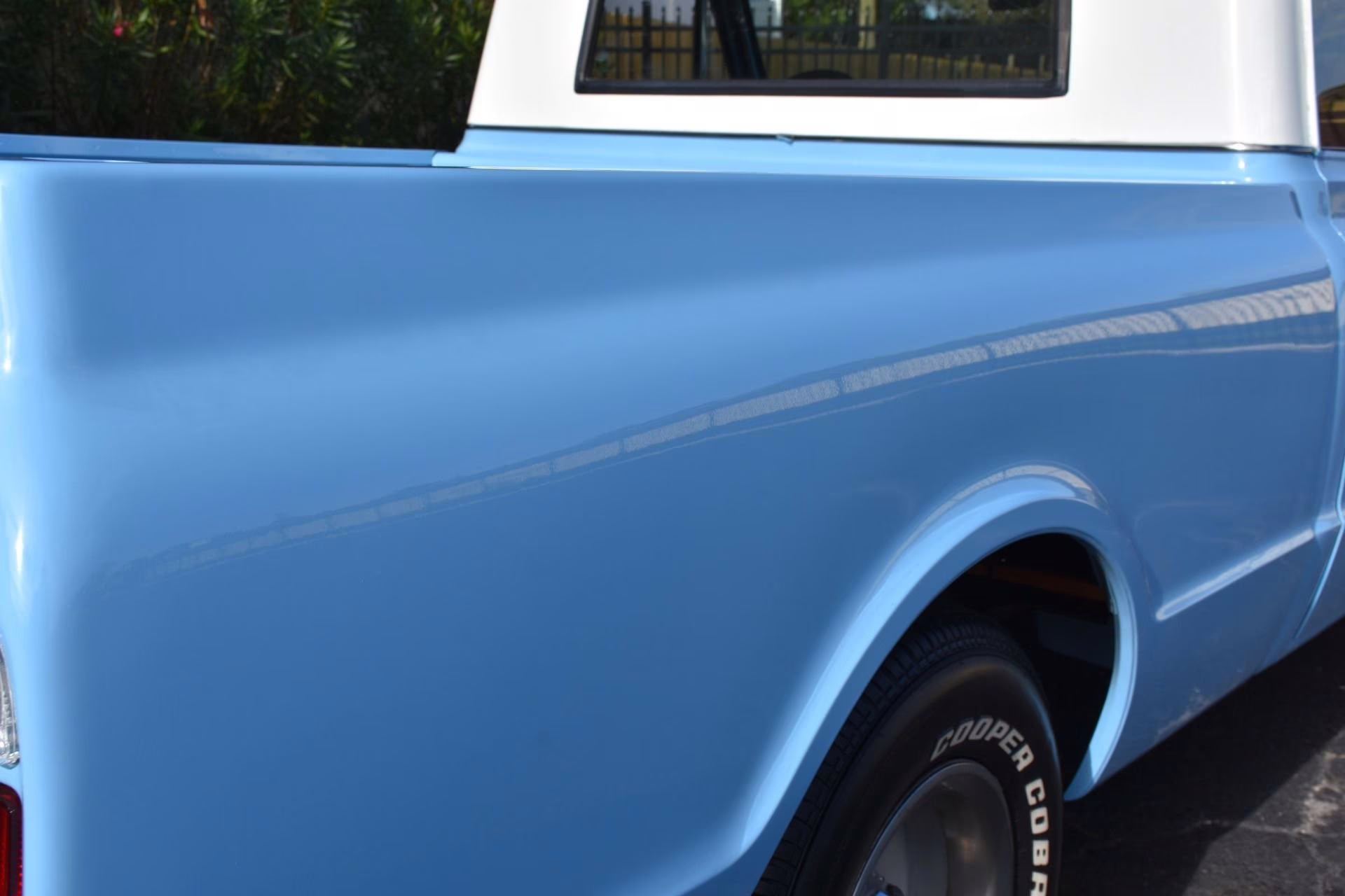1967 Blue and White Chevrolet C-10
