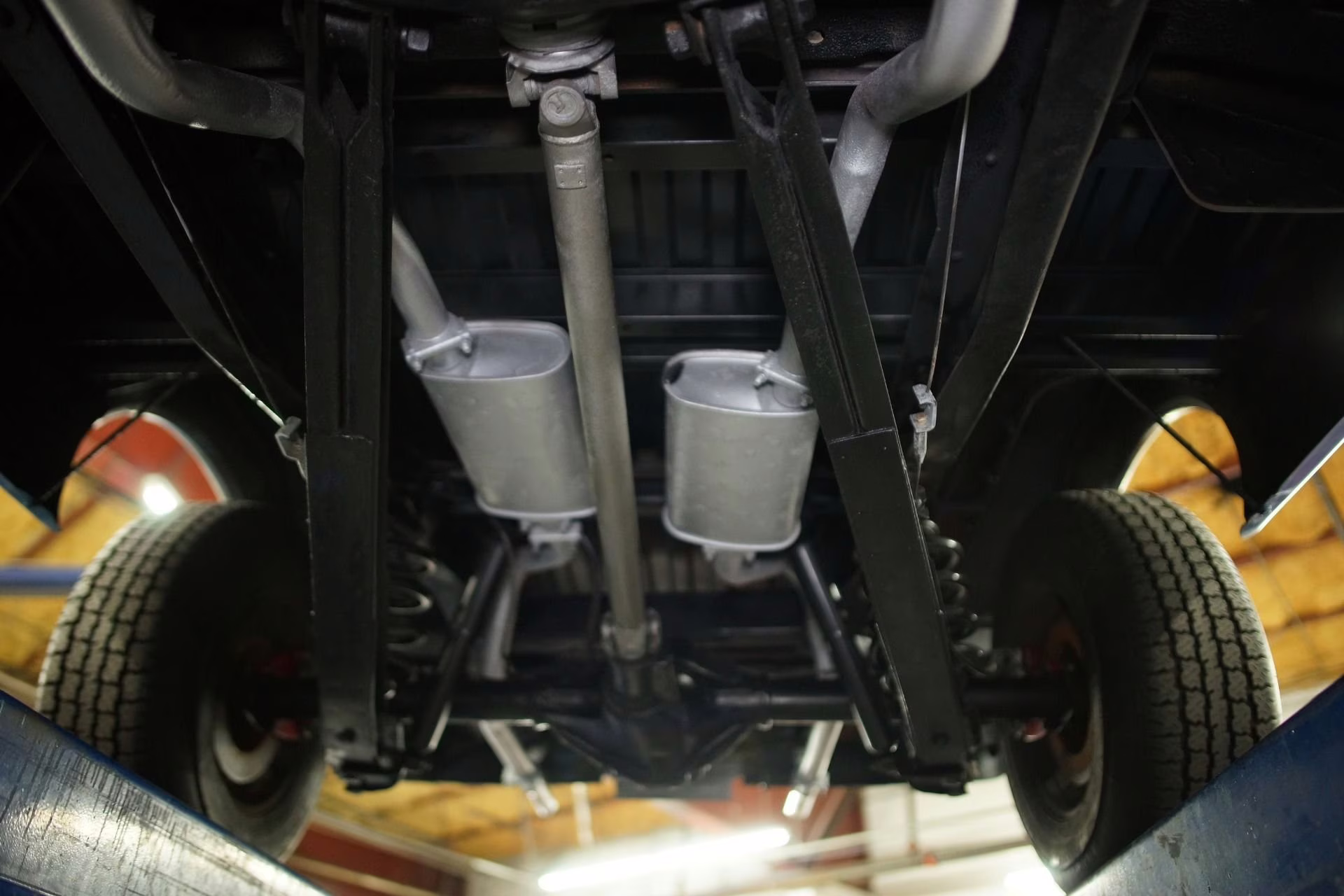 1967 Blue and White Chevrolet C10