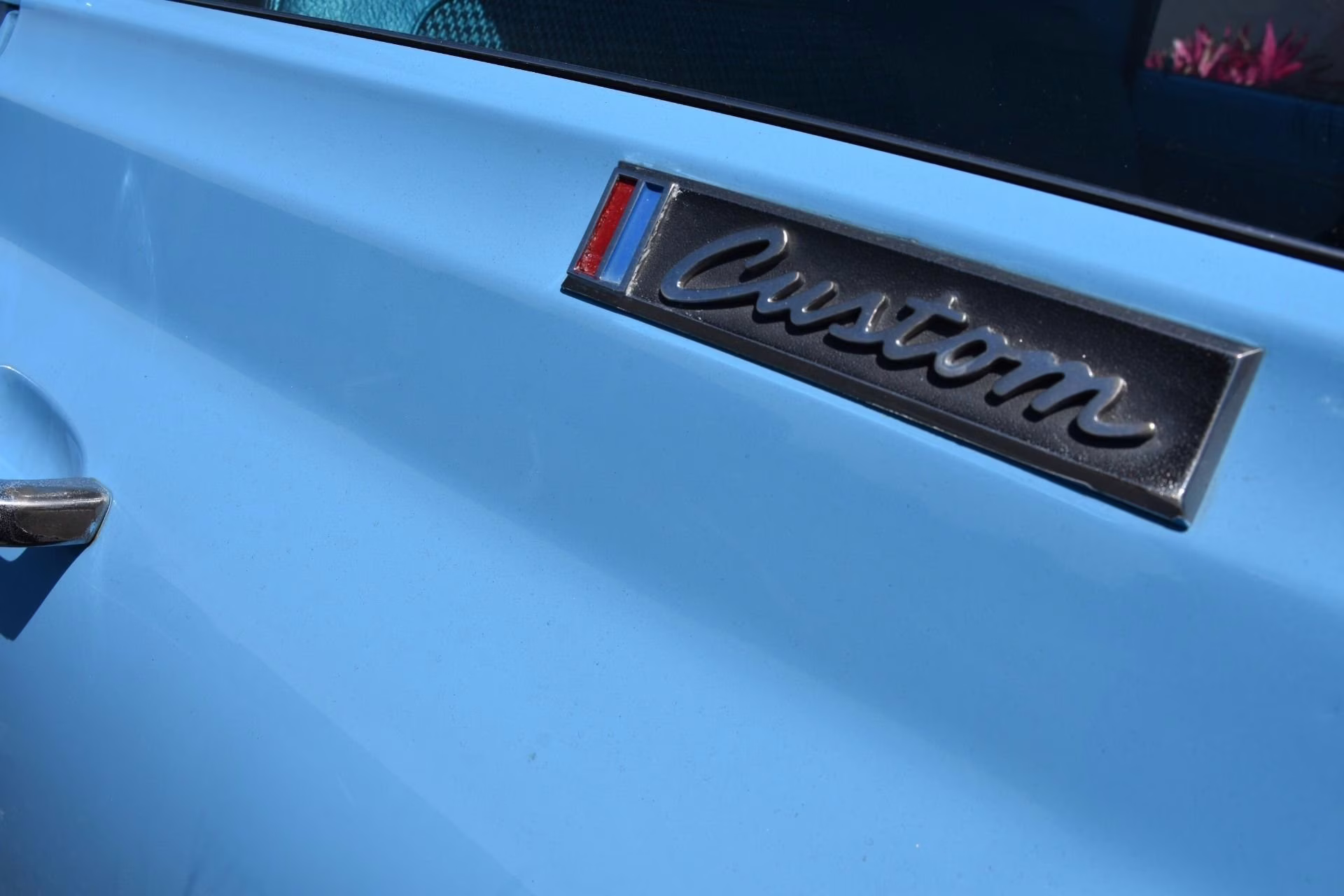 1967 Blue and White Chevrolet C10