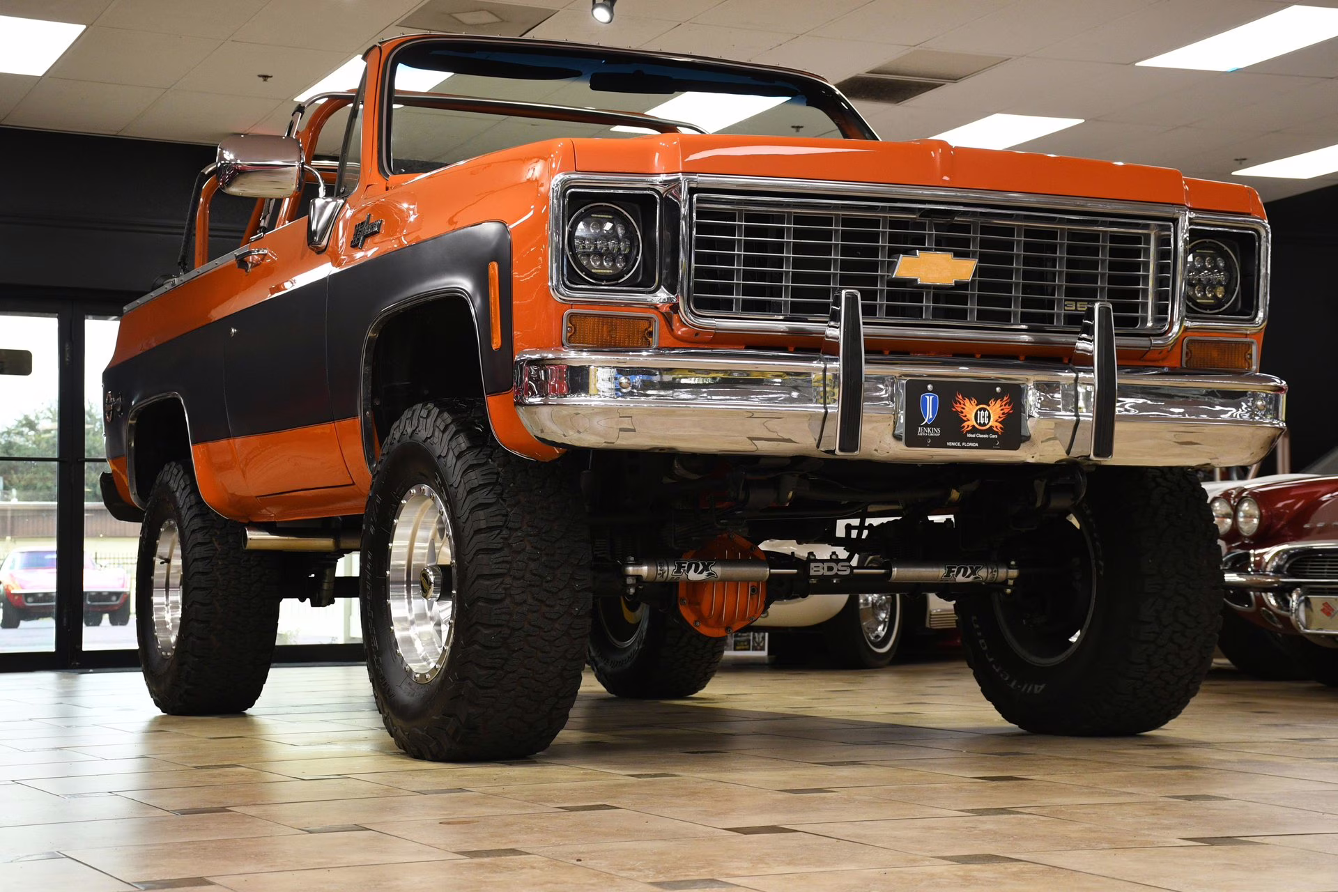 1973 Orange/Gray Chevrolet K-5