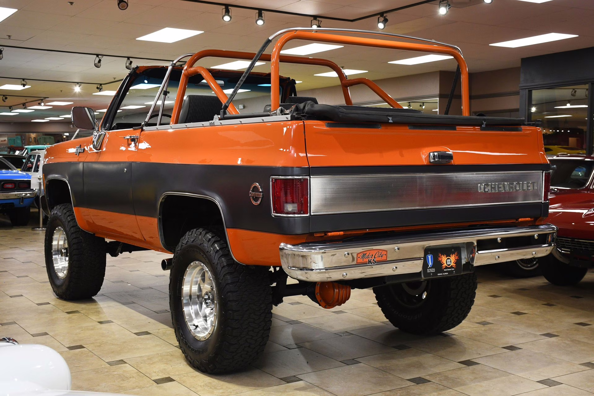 1973 Orange/Gray Chevrolet K-5