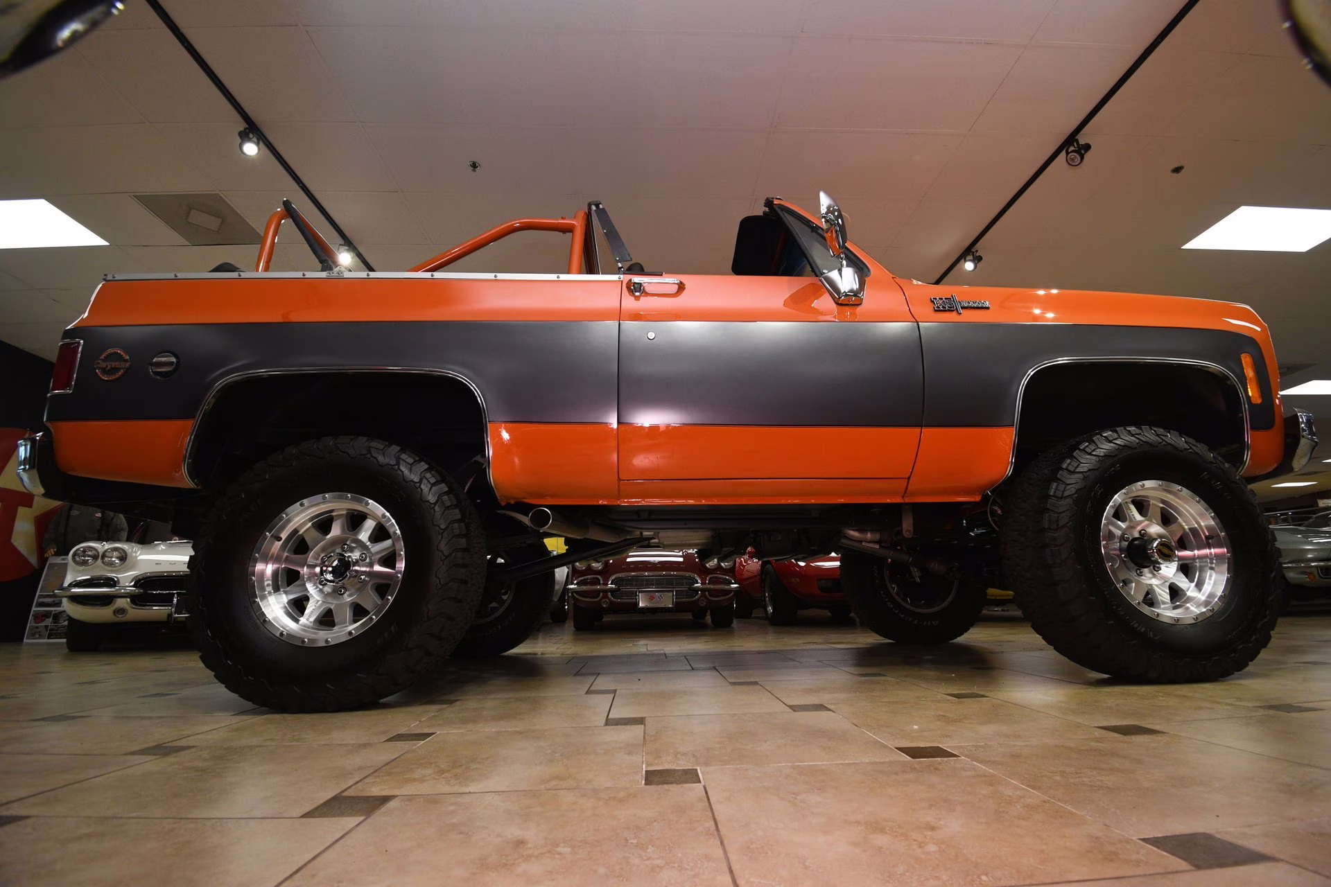 1973 Orange/Gray Chevrolet K-5
