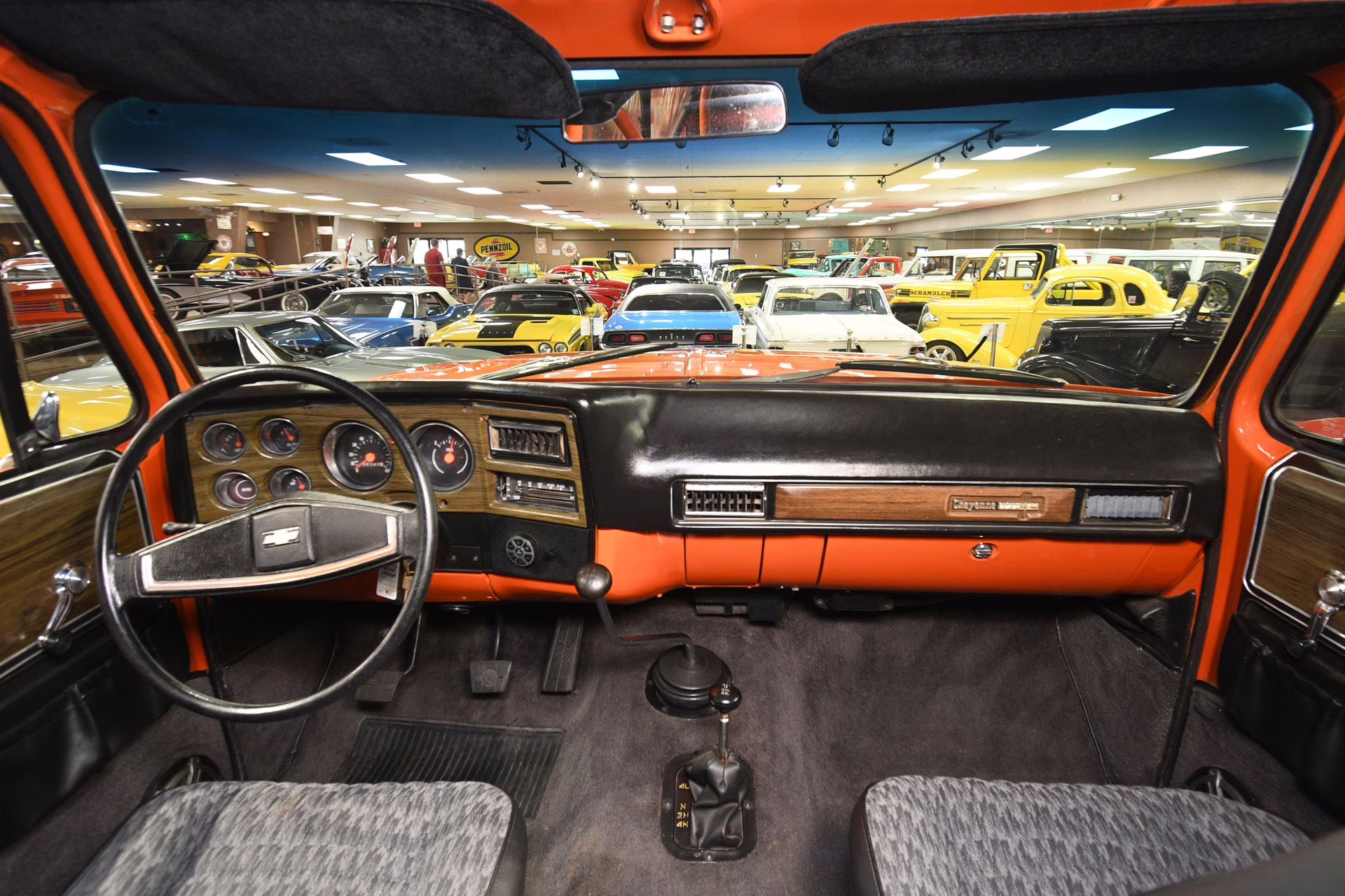 1973 Orange/Gray Chevrolet K-5