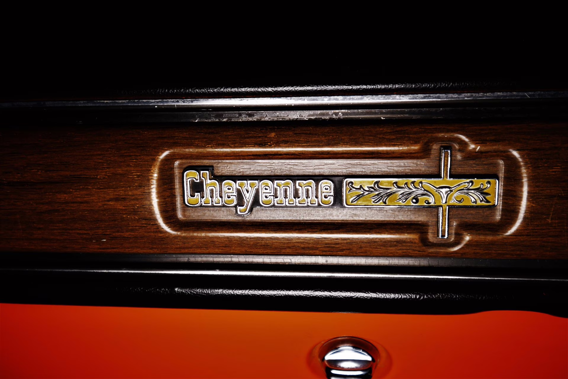 1973 Orange/Gray Chevrolet K-5