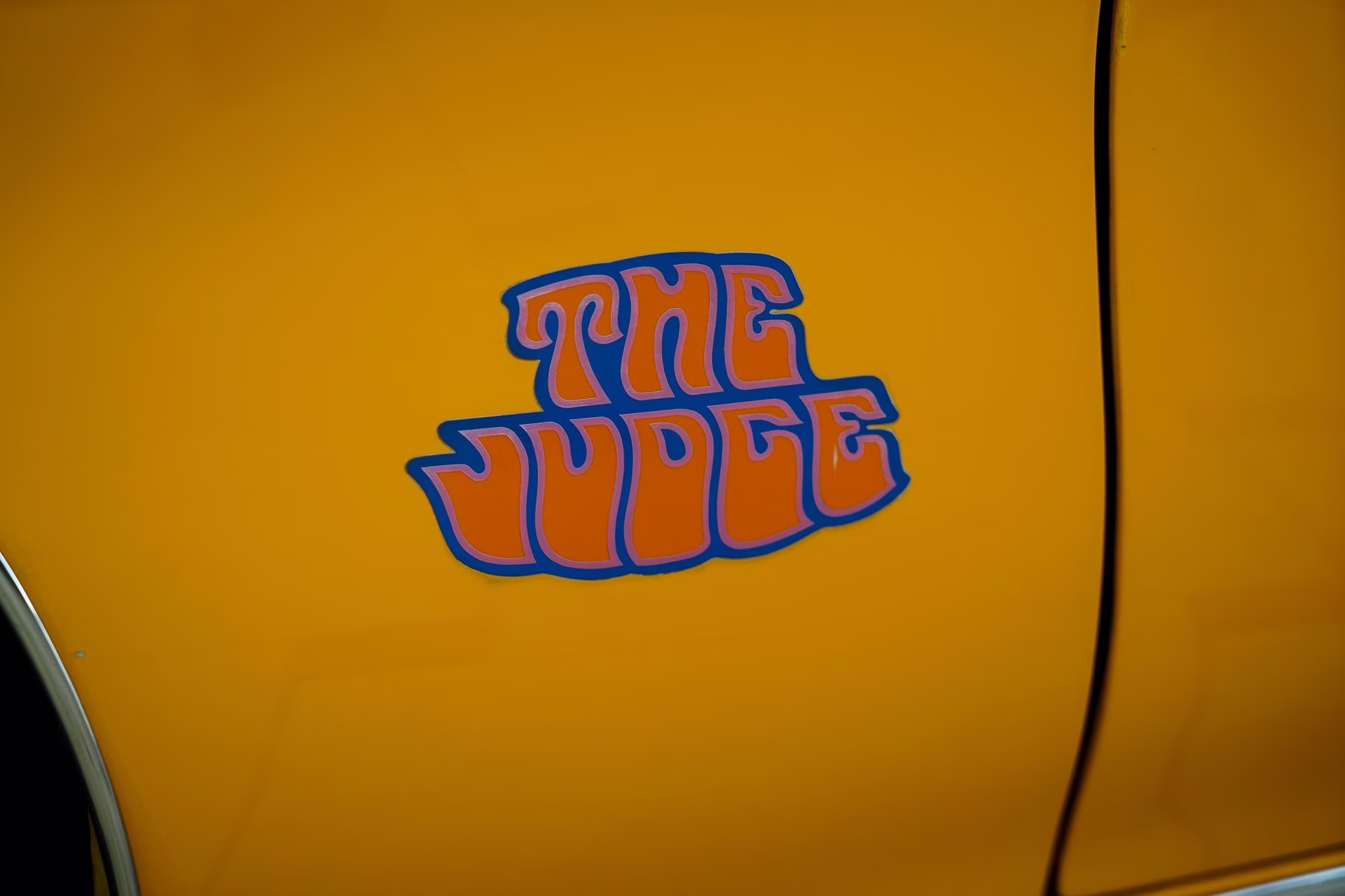 1970 Orbit Orange Pontiac GTO