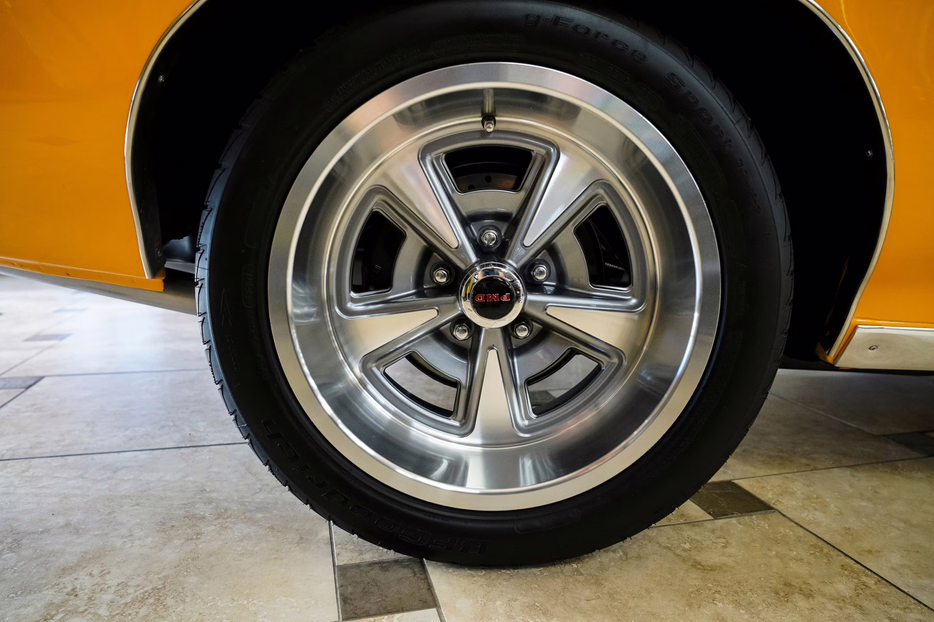 1970 Orbit Orange Pontiac GTO