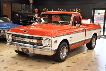 1970 Orange/White Chevrolet C/10