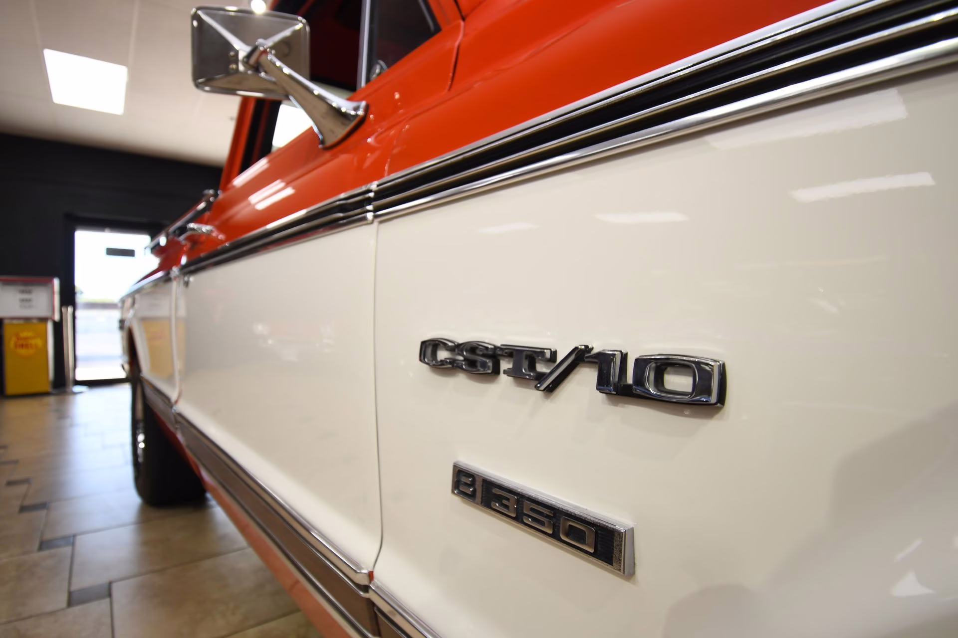 1970 Orange/White Chevrolet C/10