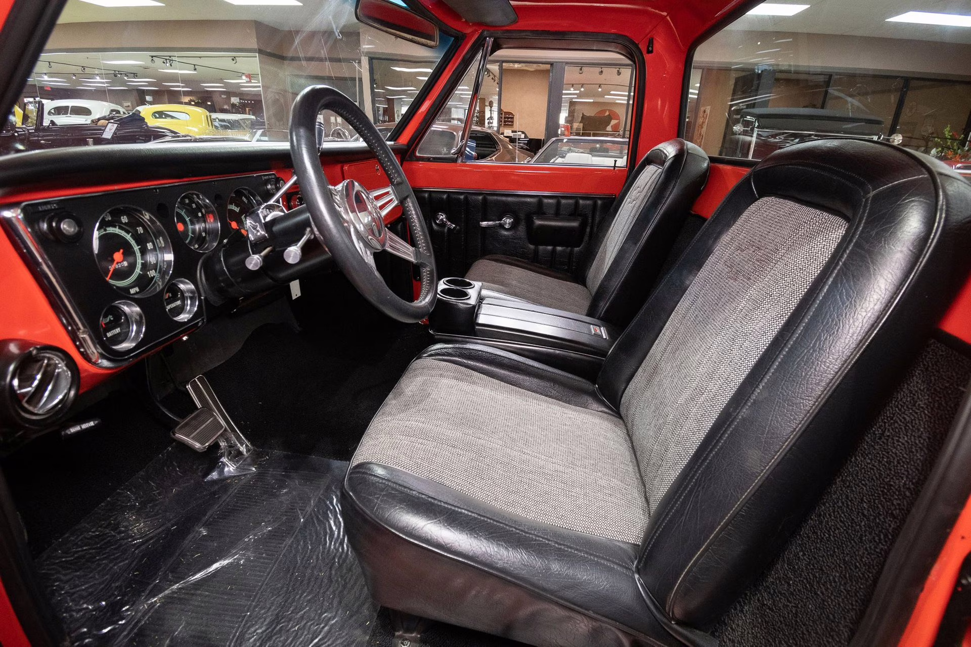 1970 Orange/White Chevrolet C/10