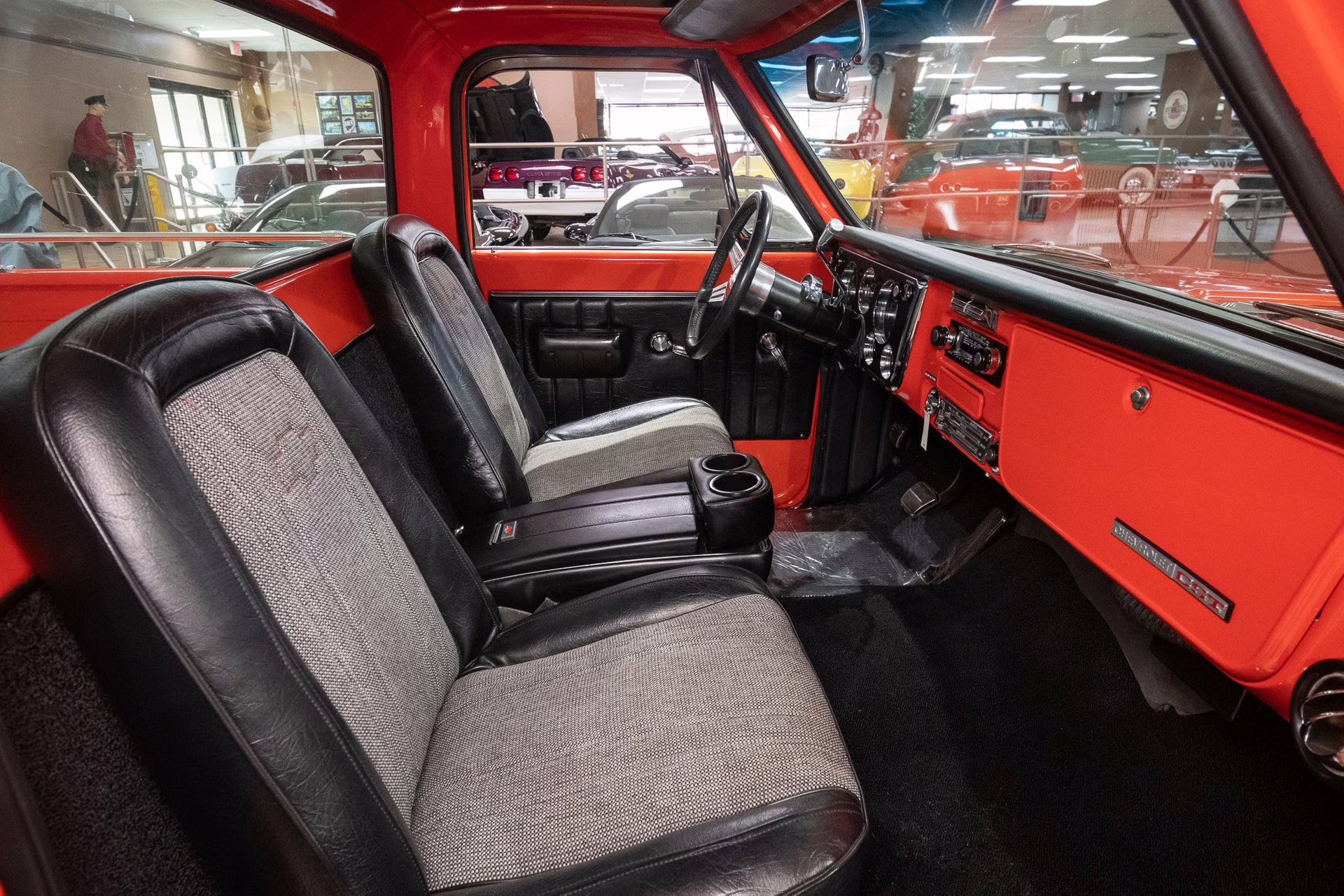 1970 Orange/White Chevrolet C/10