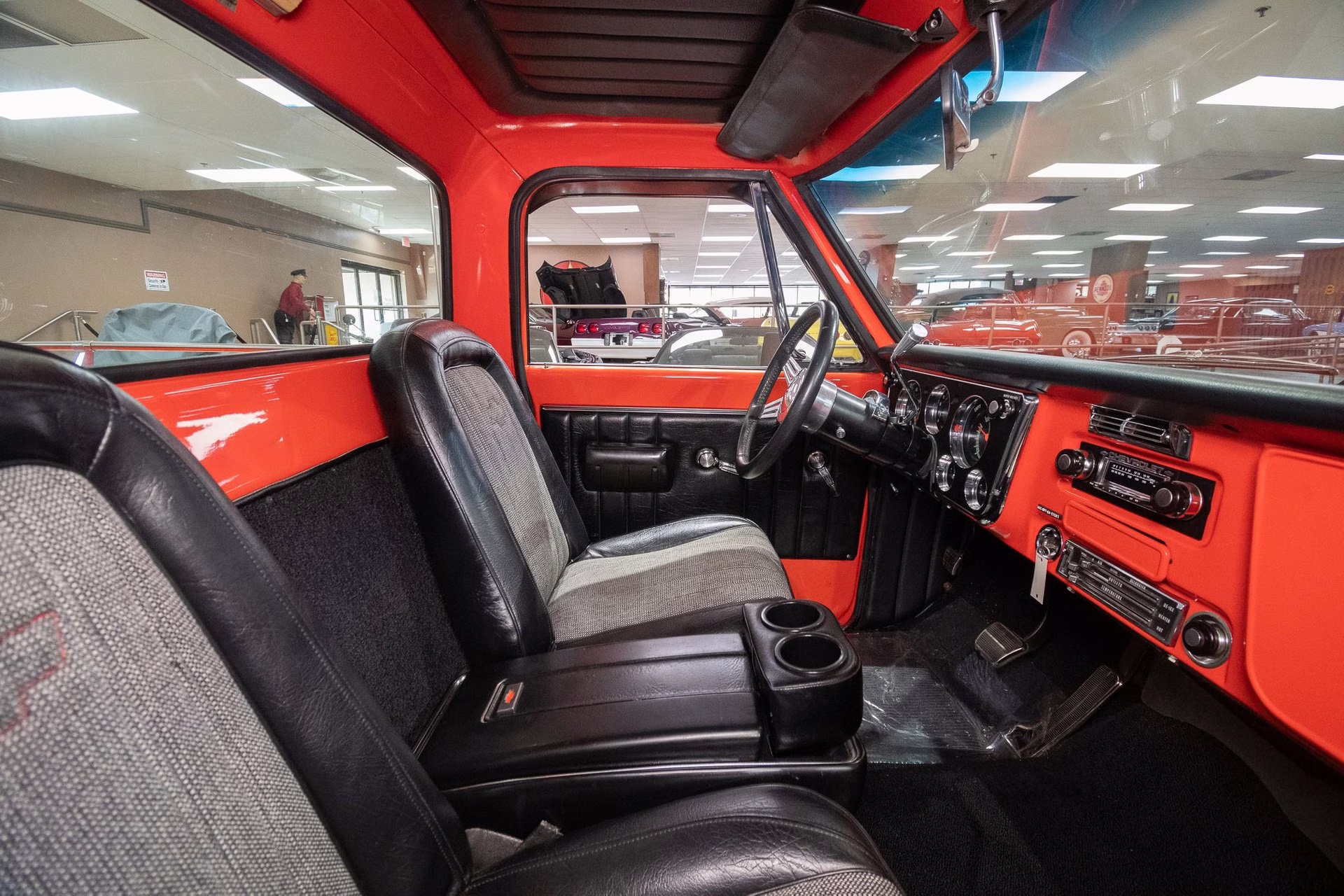 1970 Orange/White Chevrolet C/10
