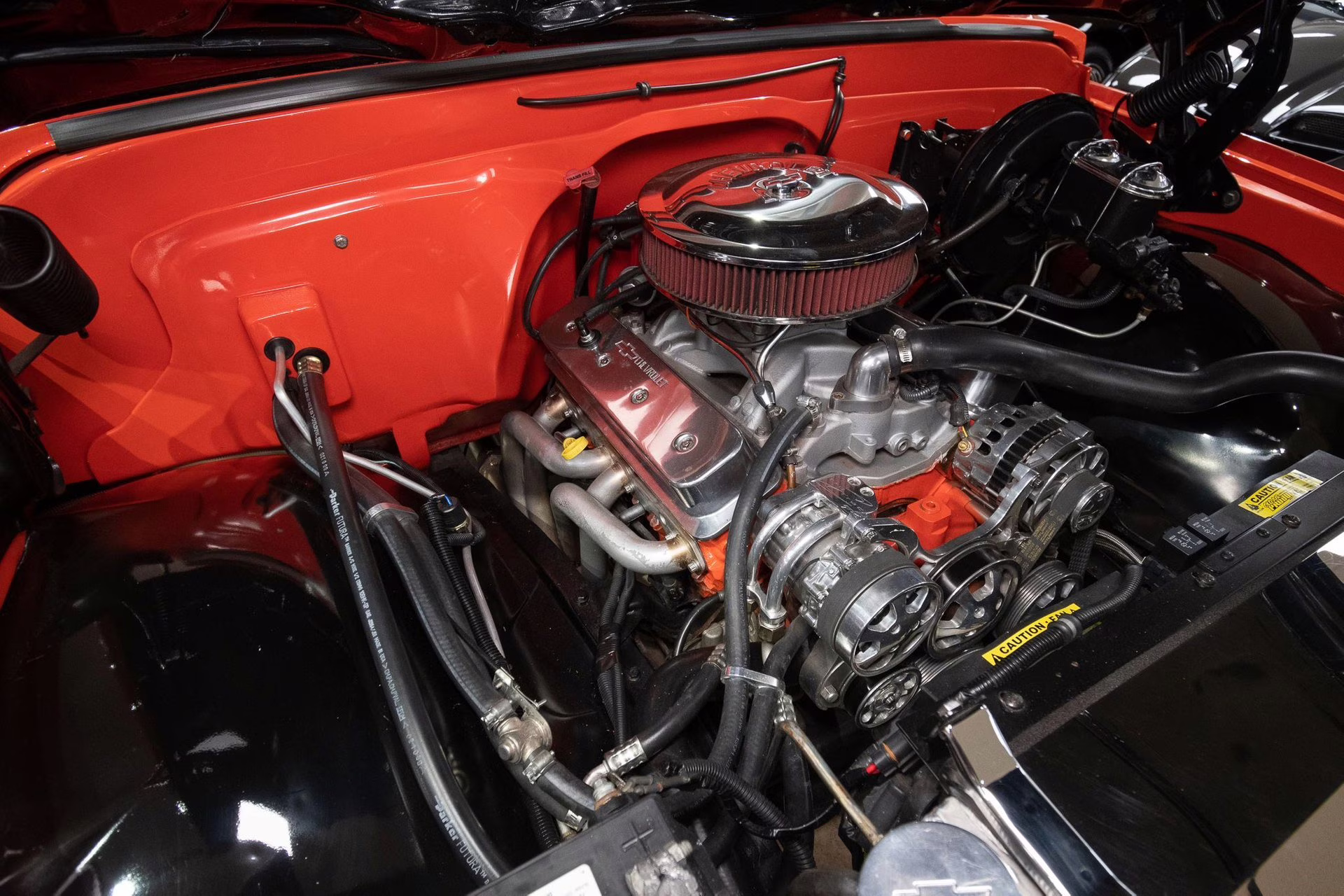 1970 Orange/White Chevrolet C/10