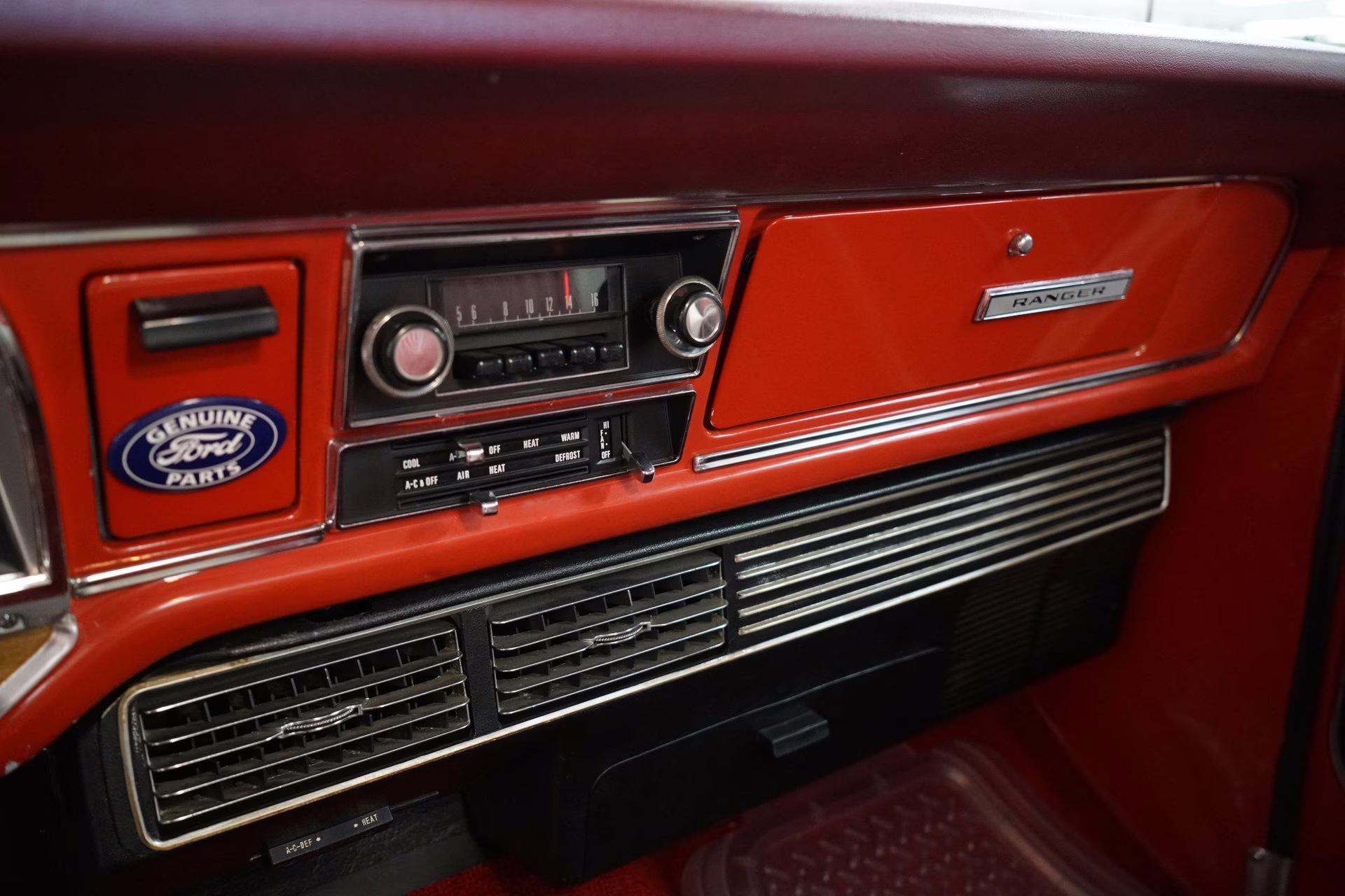 1969 Rangoon Red Ford F-100