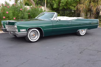 1968 Green Cadillac DeVille