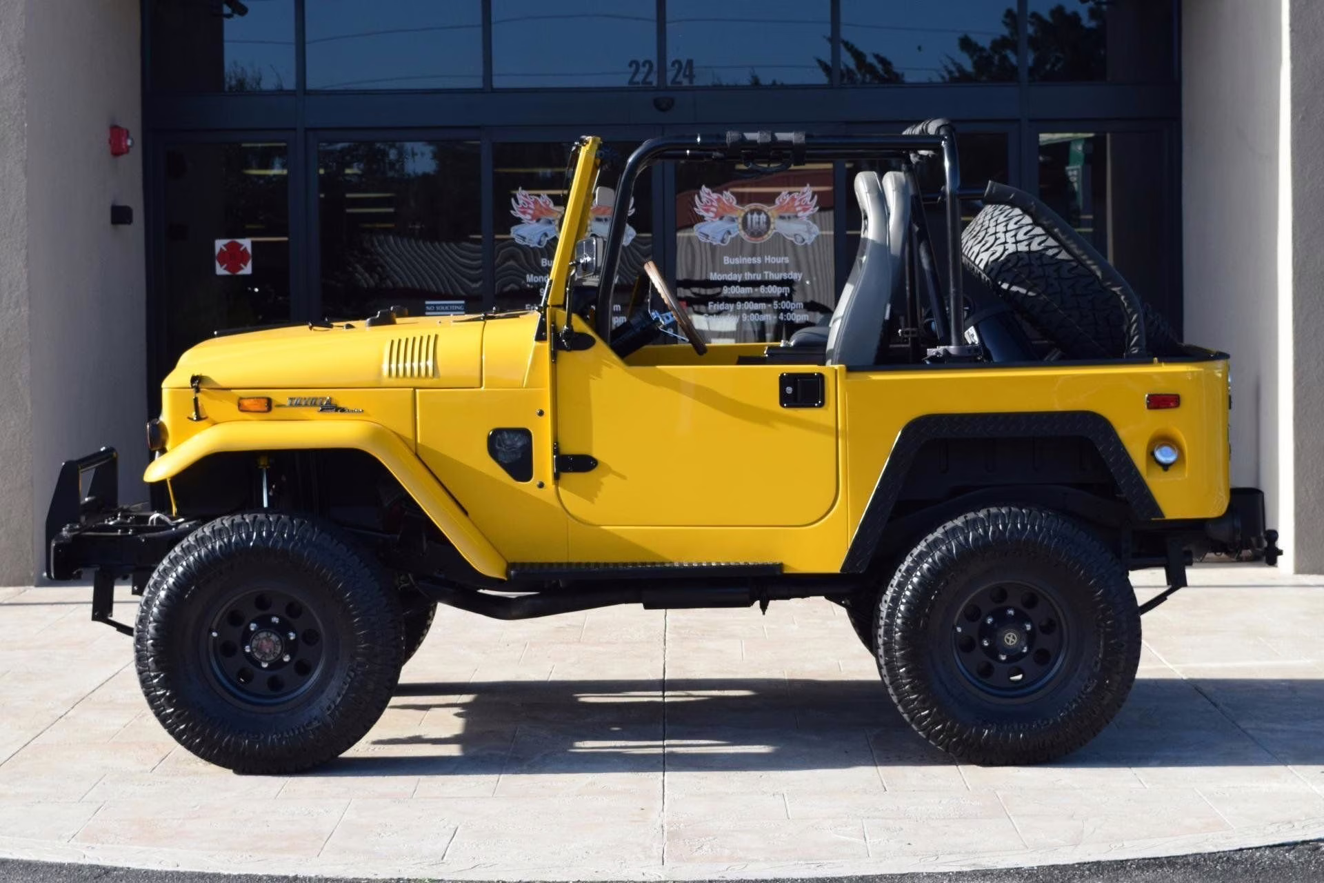 1970 Yellow Toyota Land Cruiser 4DR