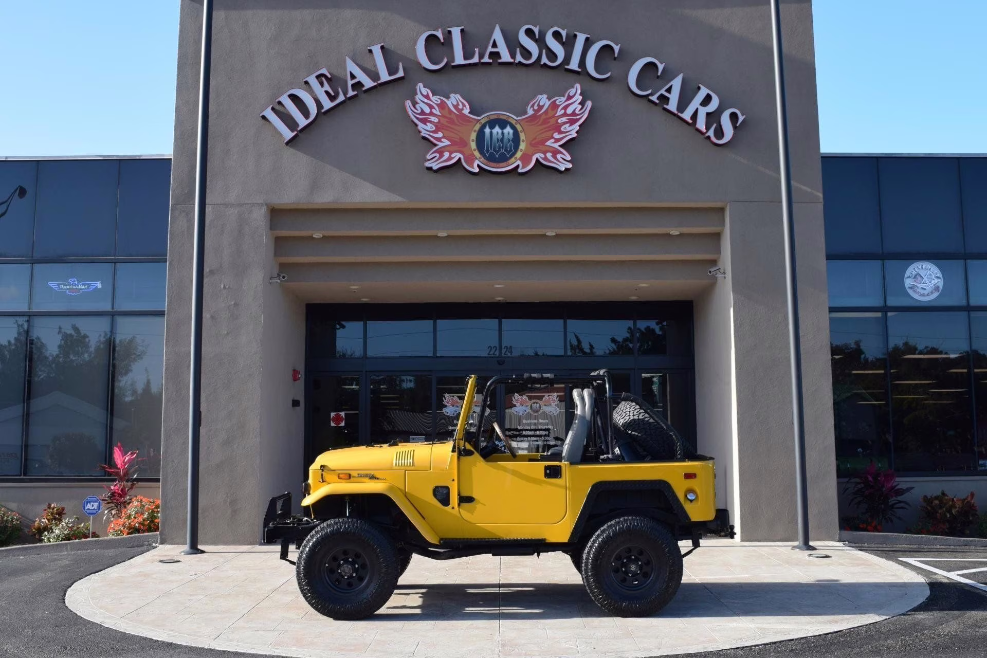 1970 Yellow Toyota Land Cruiser 4DR