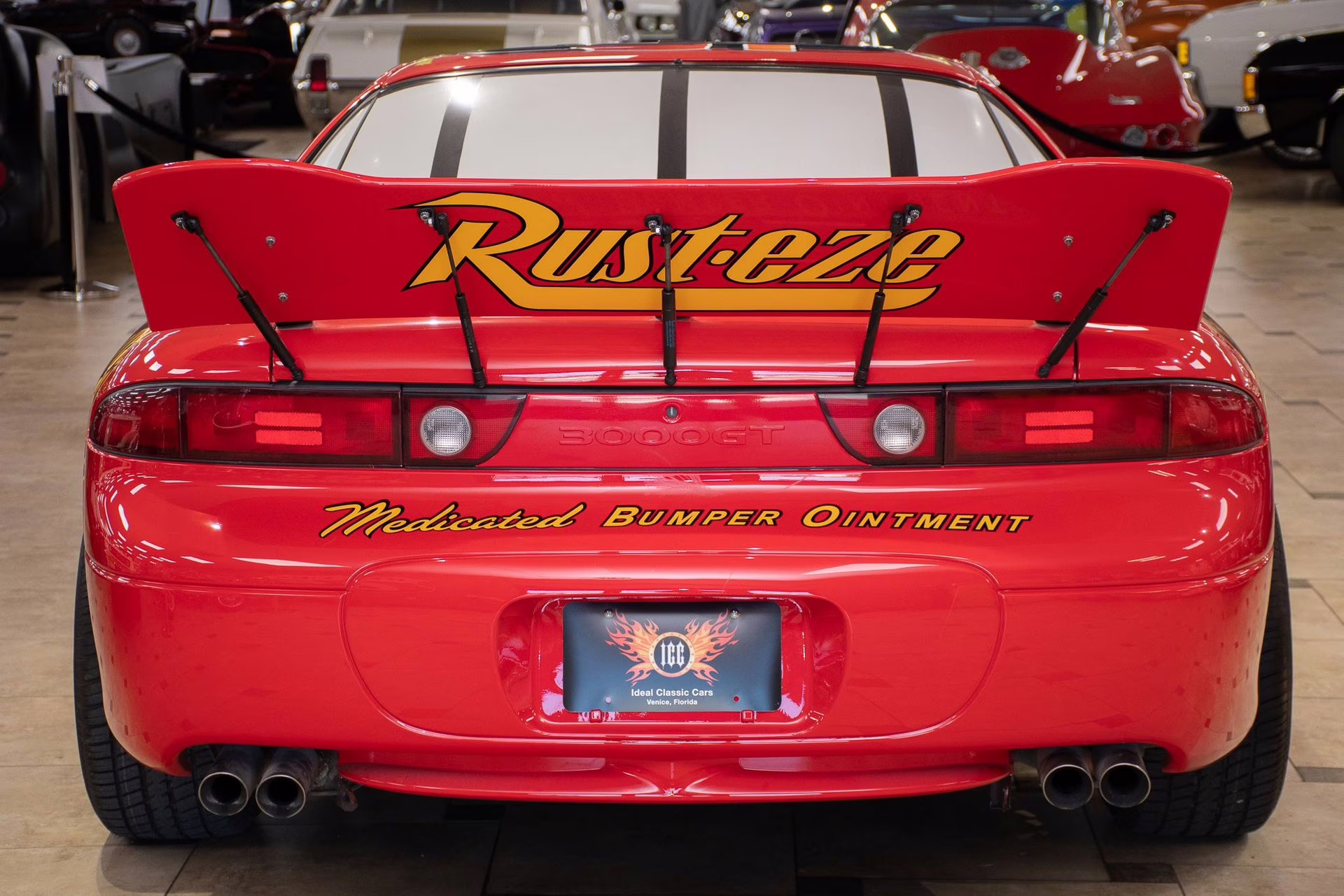 1995 Red Mitsubishi 3000GT