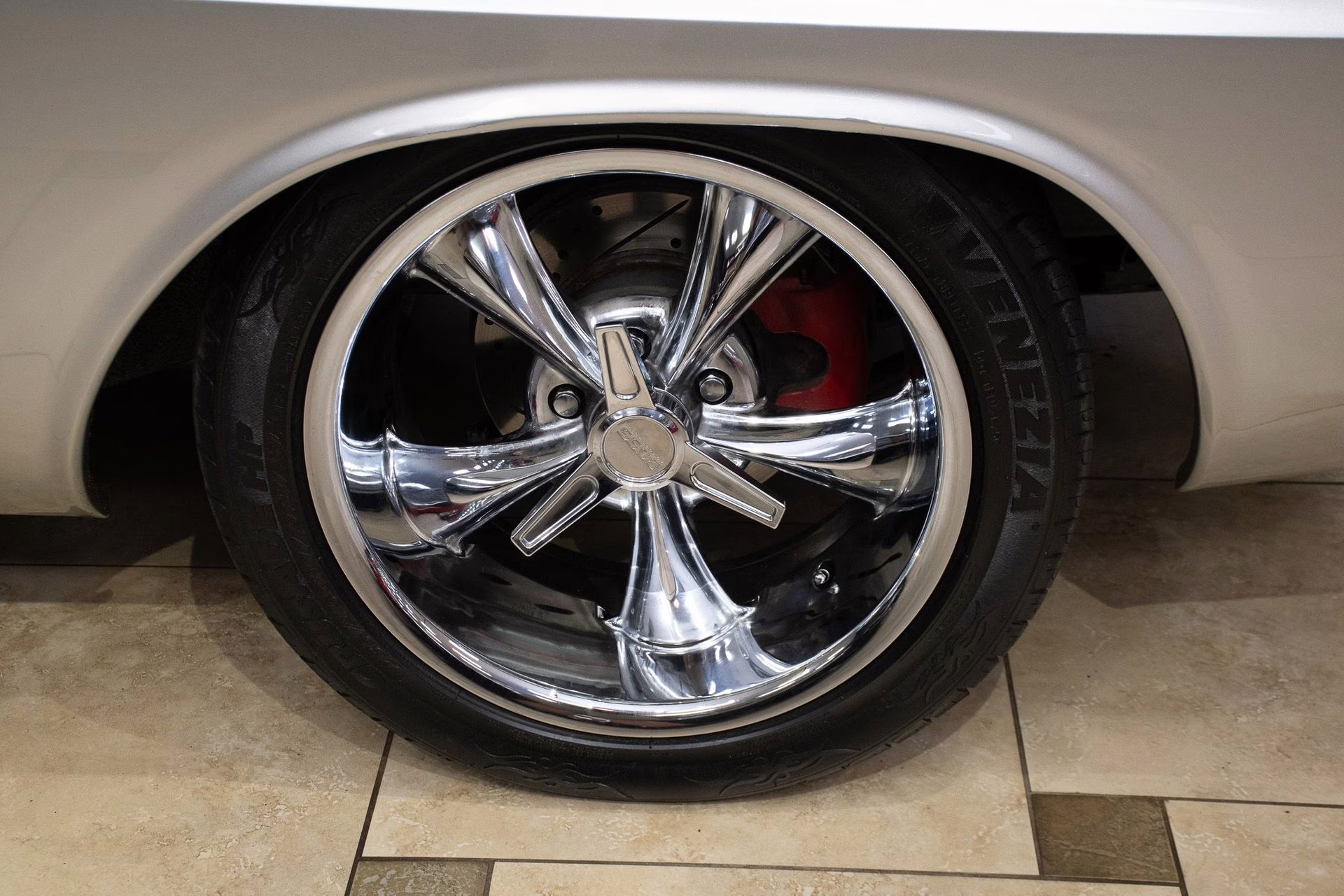 1971 Metallic Green &amp; Silver Dodge Challenger