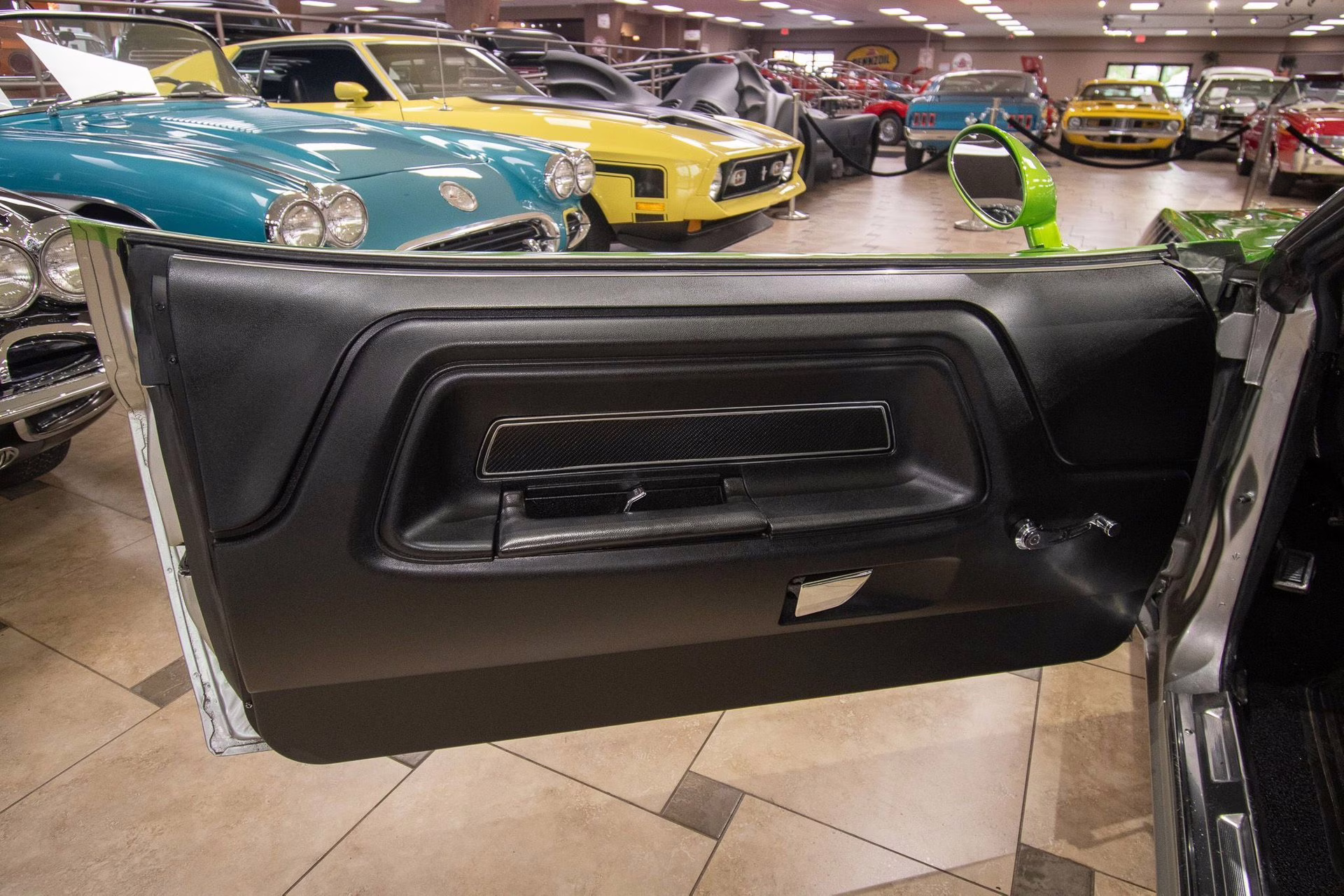 1971 Metallic Green &amp; Silver Dodge Challenger