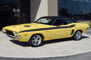 1973 Yellow Dodge Challenger Coupe