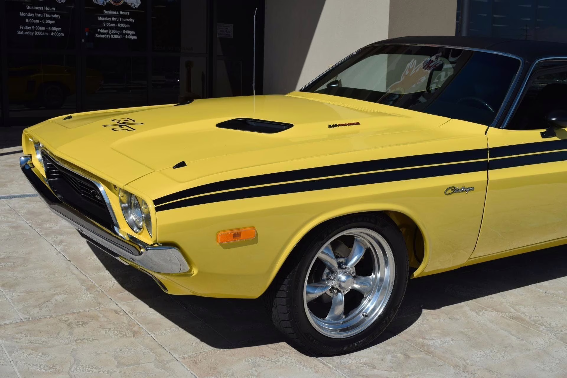 1973 Yellow Dodge Challenger Coupe