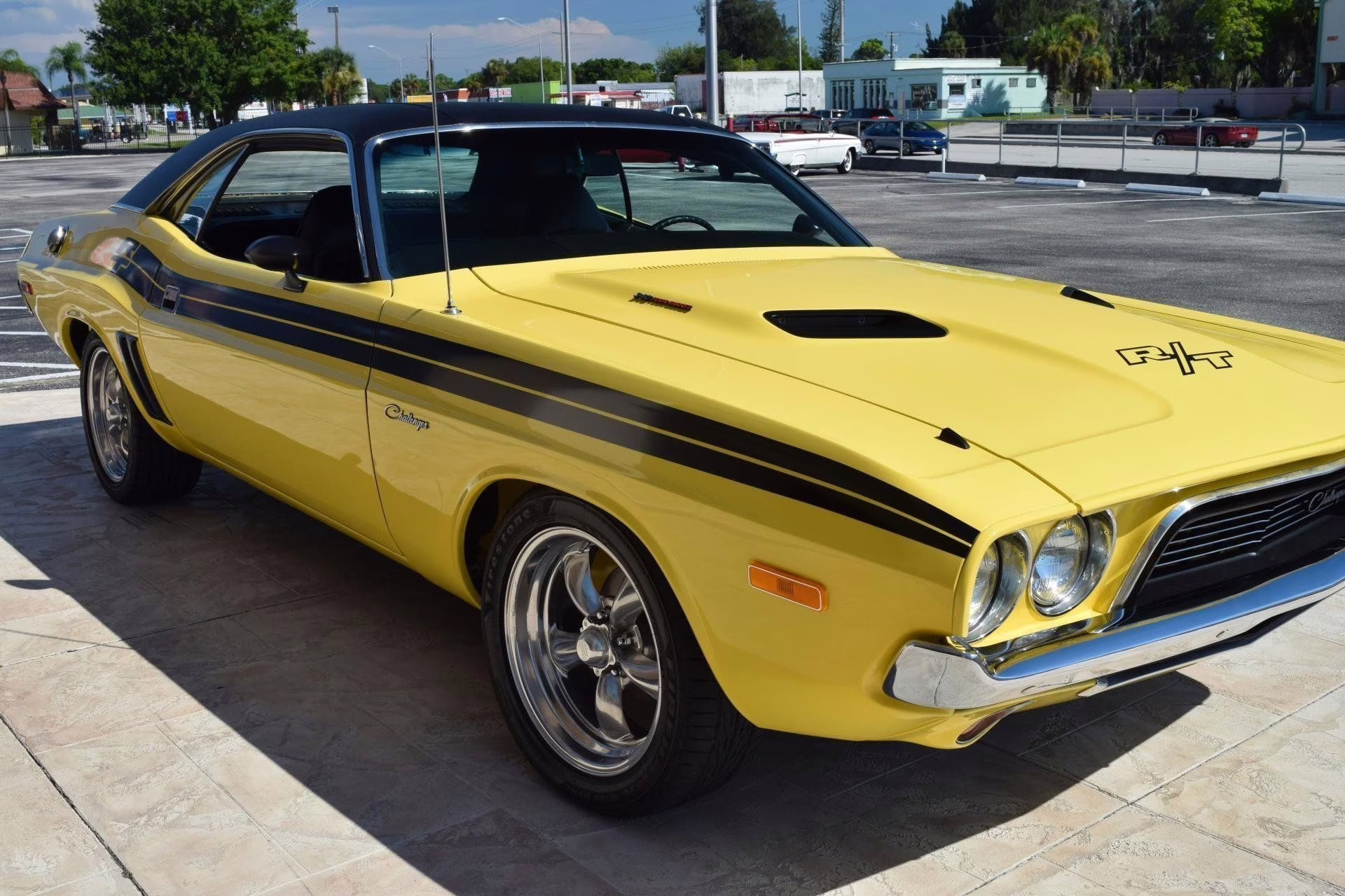 1973 Yellow Dodge Challenger Coupe