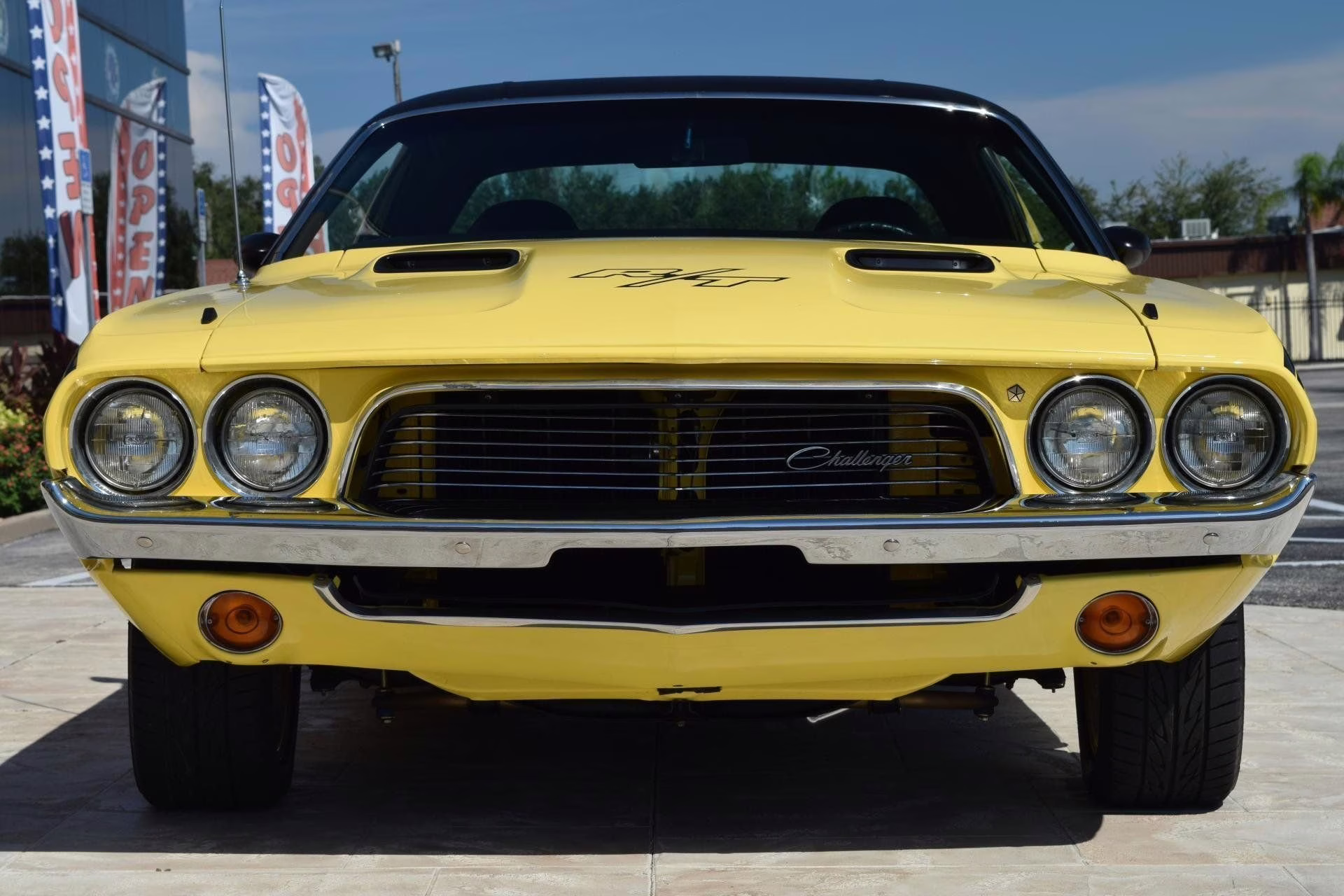 1973 Yellow Dodge Challenger Coupe