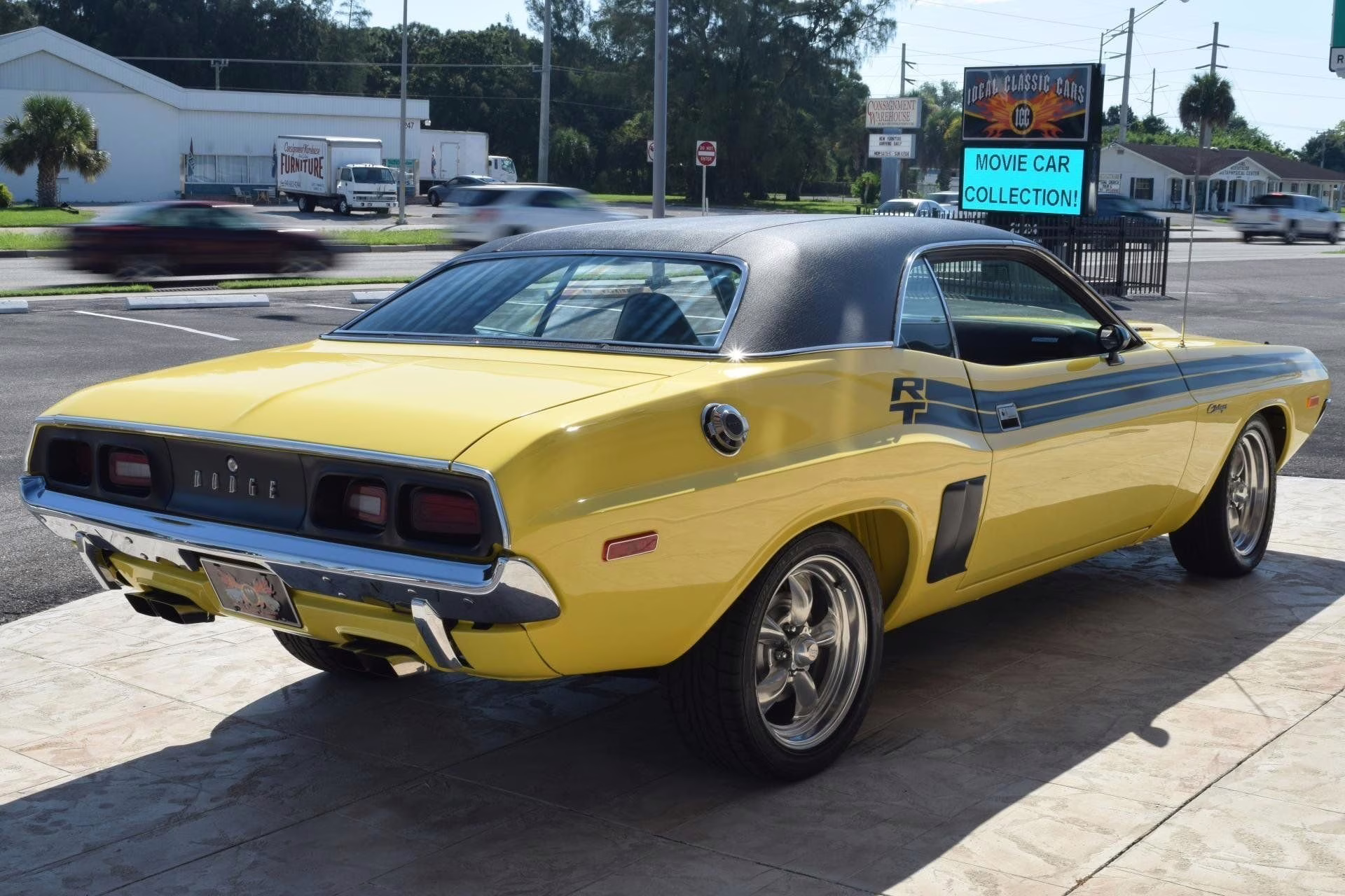 1973 Yellow Dodge Challenger Coupe