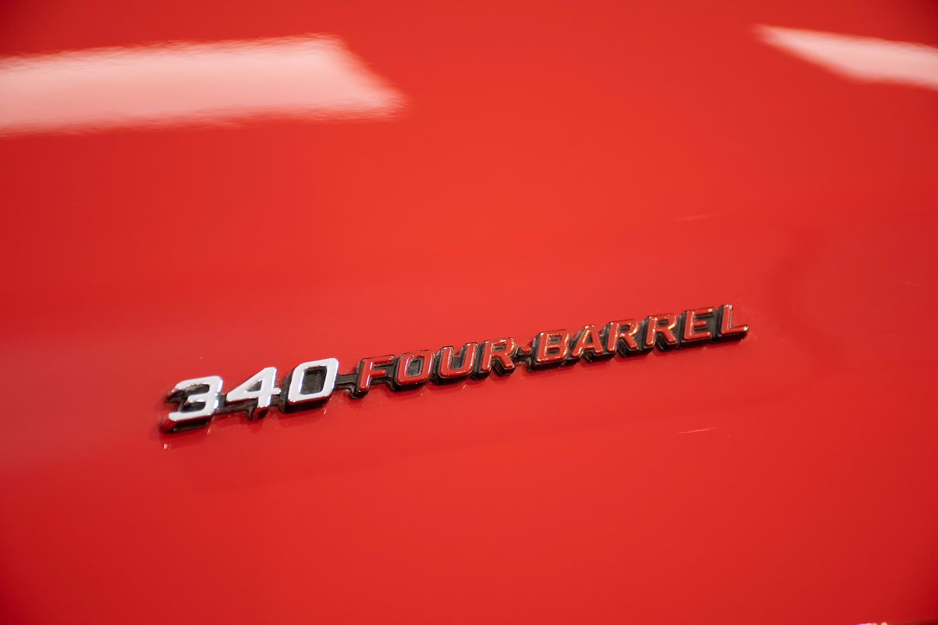 1973 Bright Red Dodge Challenger