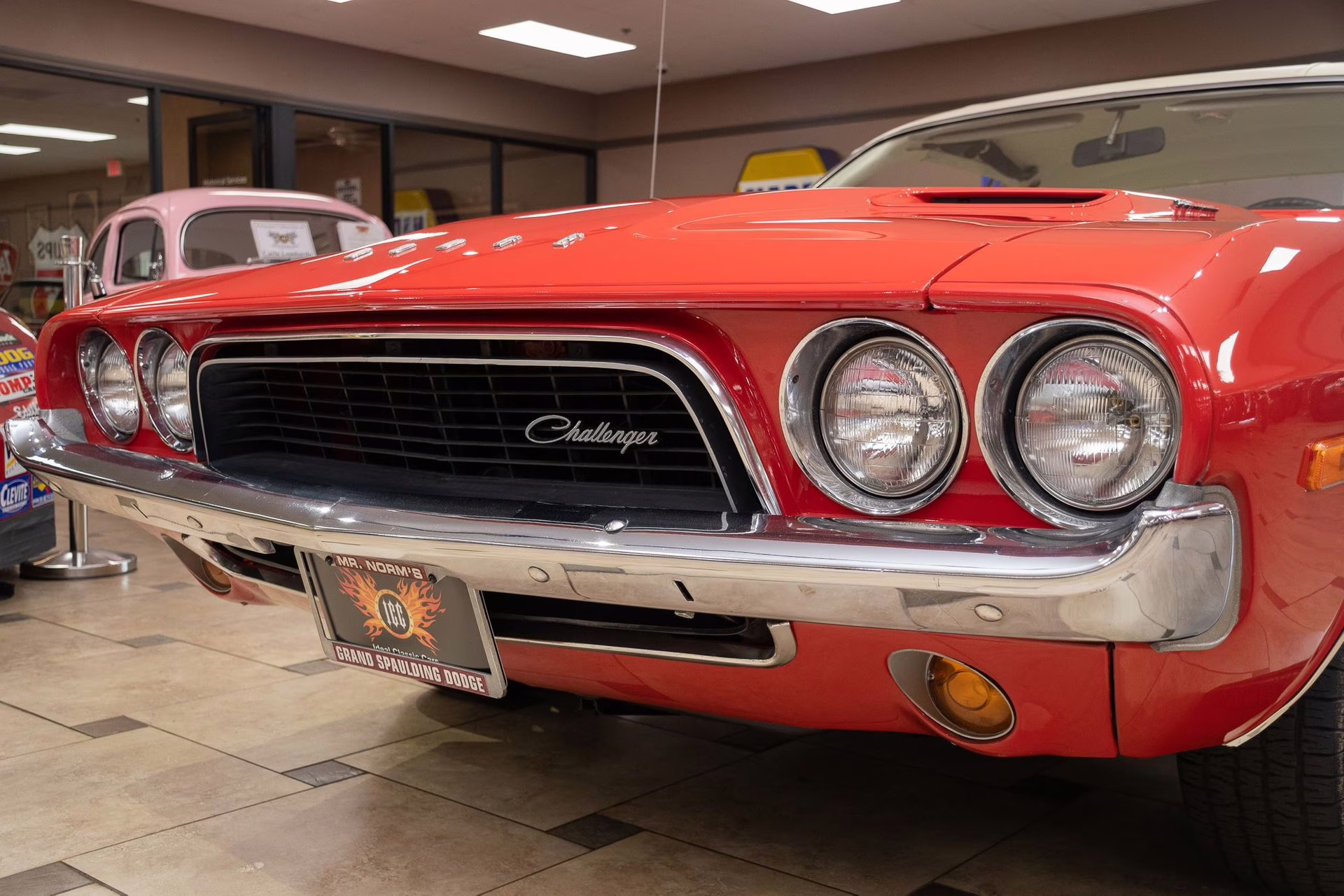 1973 Bright Red Dodge Challenger
