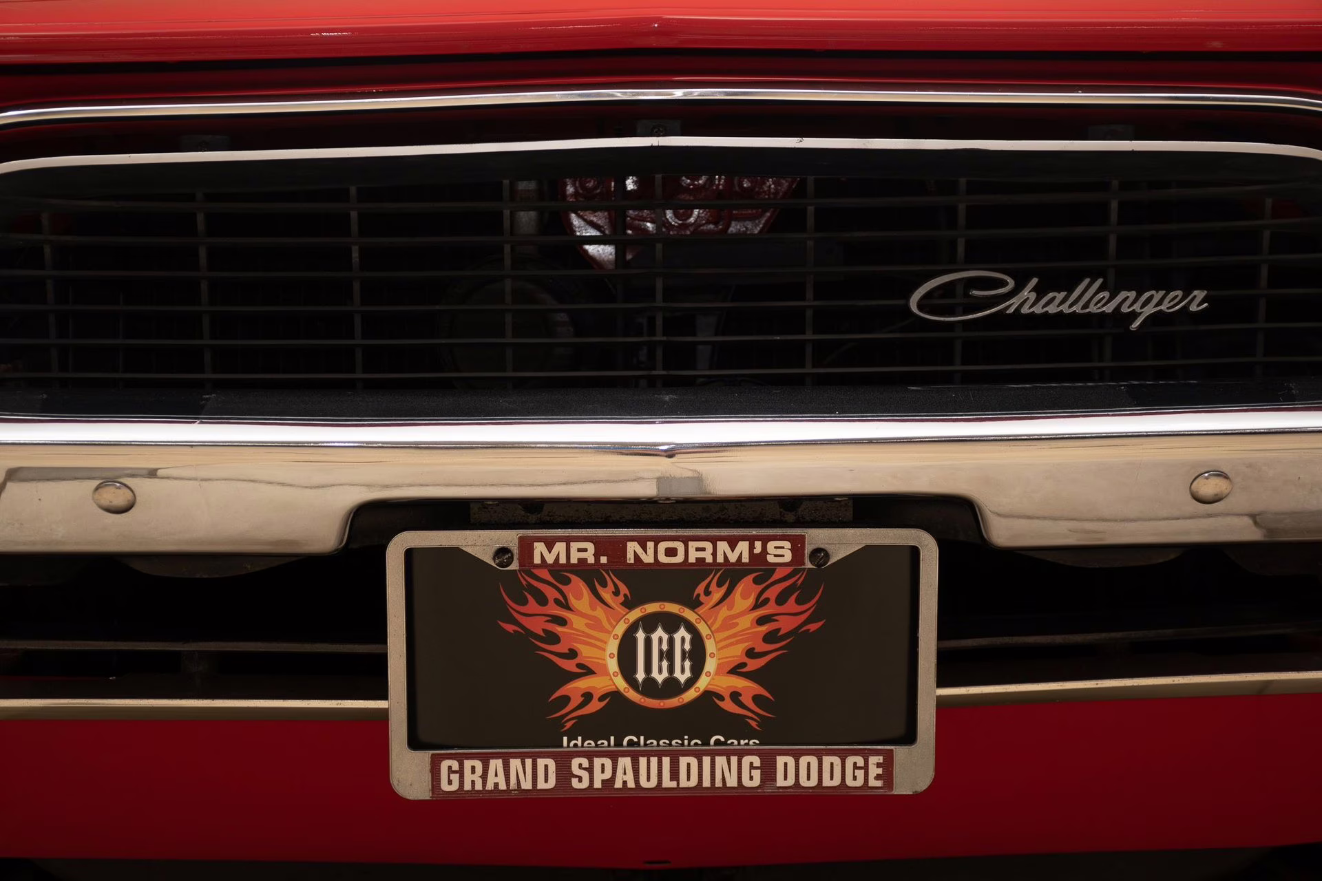 1973 Bright Red Dodge Challenger