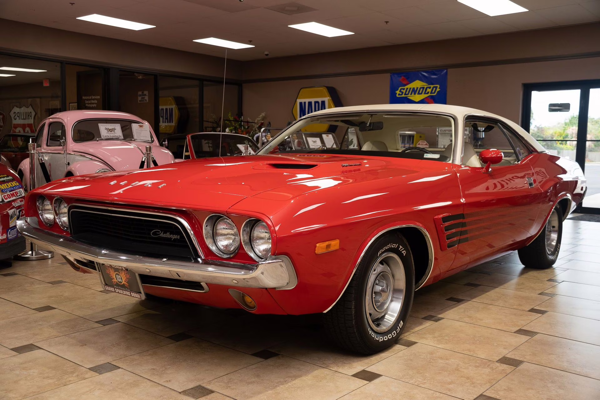 1973 Bright Red Dodge Challenger
