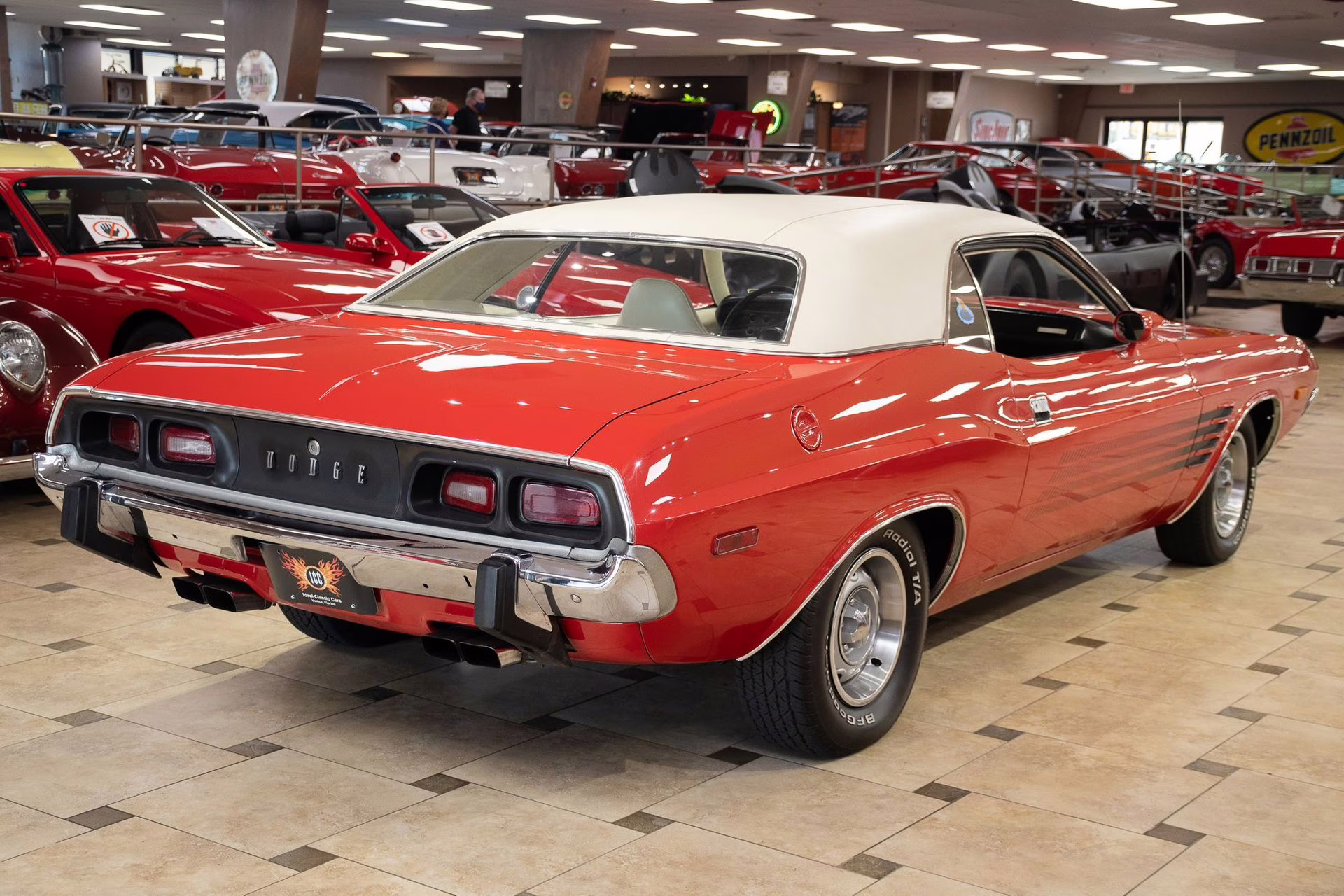 1973 Bright Red Dodge Challenger