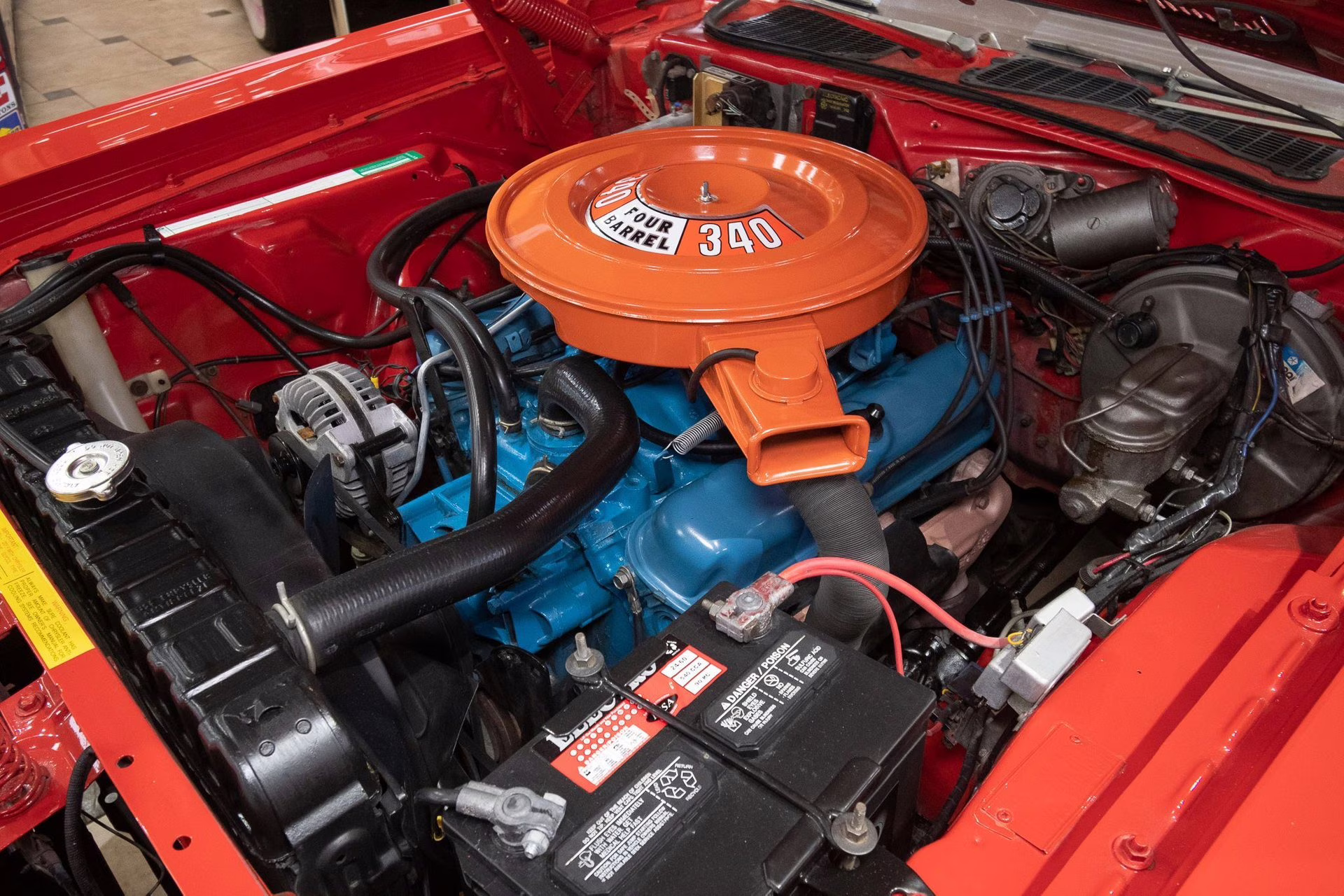 1973 Bright Red Dodge Challenger