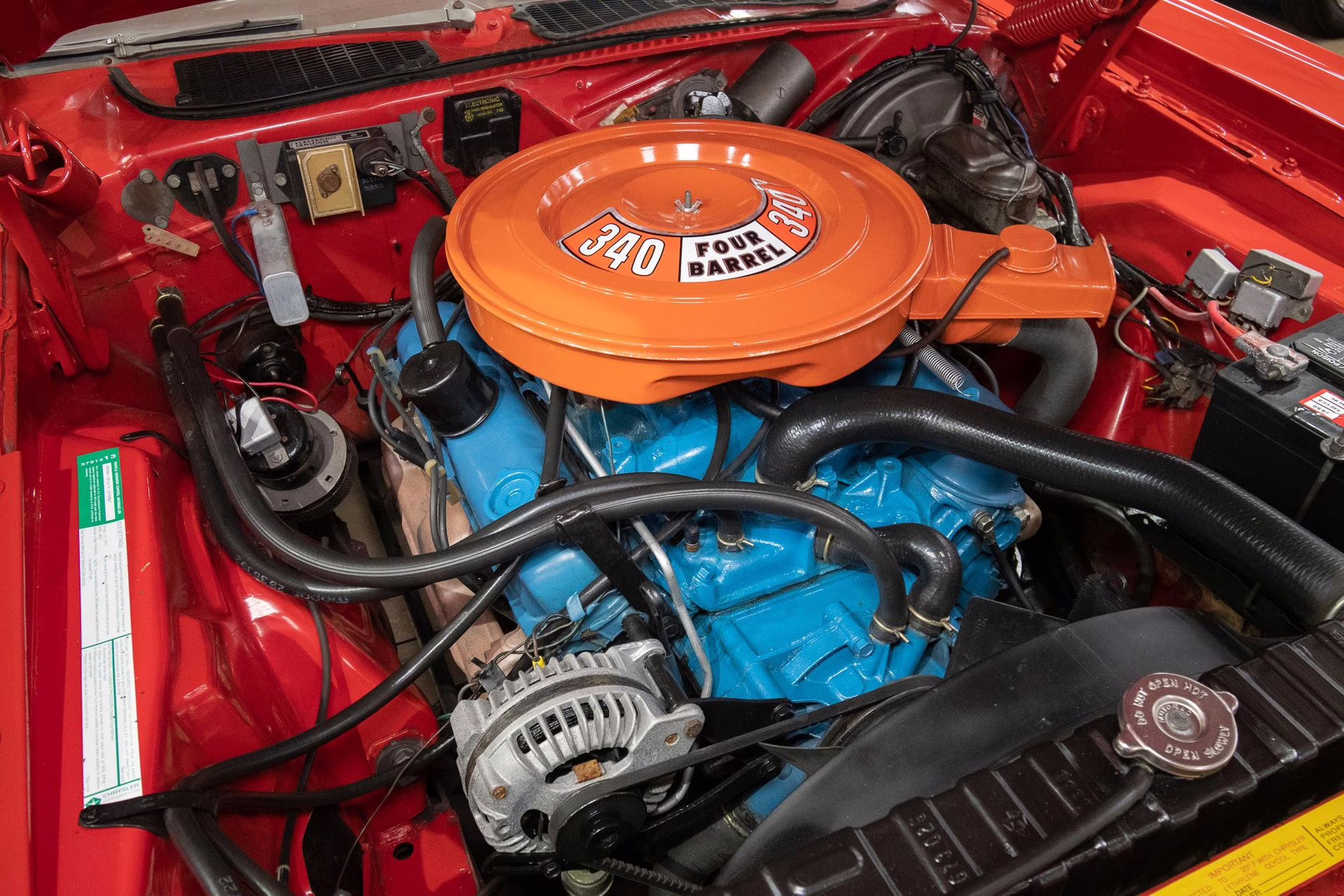 1973 Bright Red Dodge Challenger