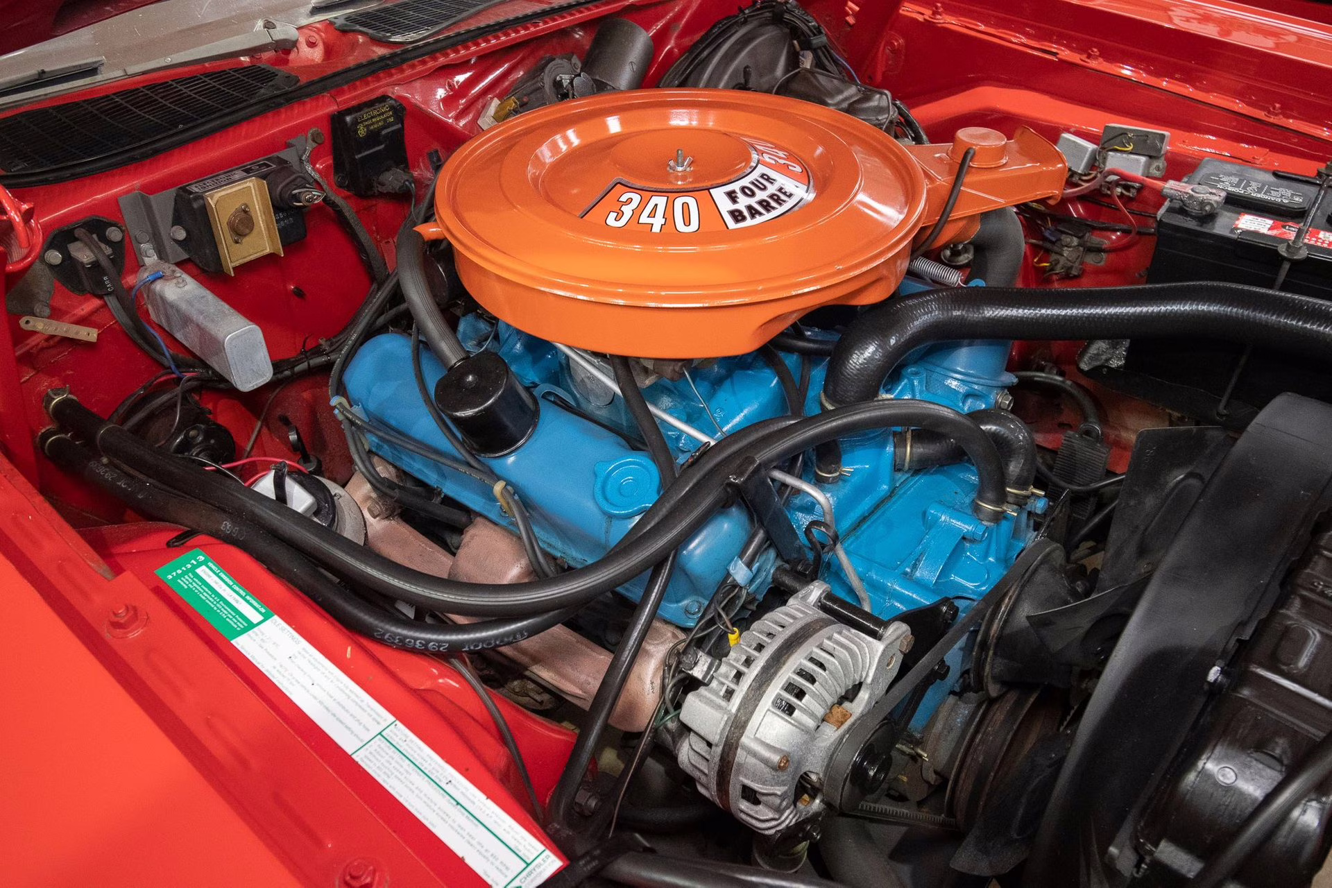 1973 Bright Red Dodge Challenger