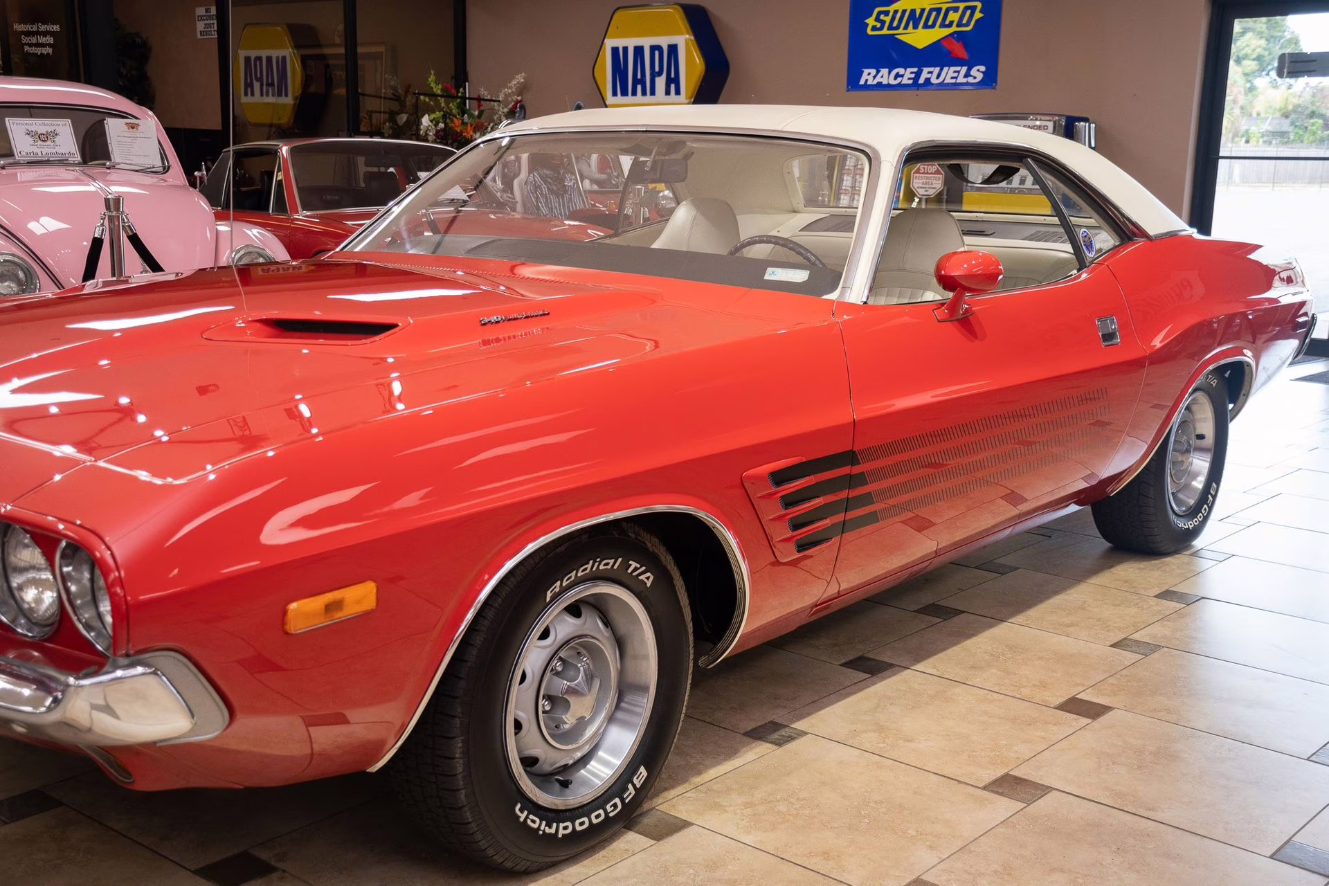 1973 Bright Red Dodge Challenger