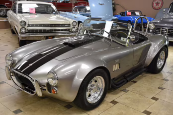 1967 Frost Titanium w/ Black Stripes Shelby Cobra