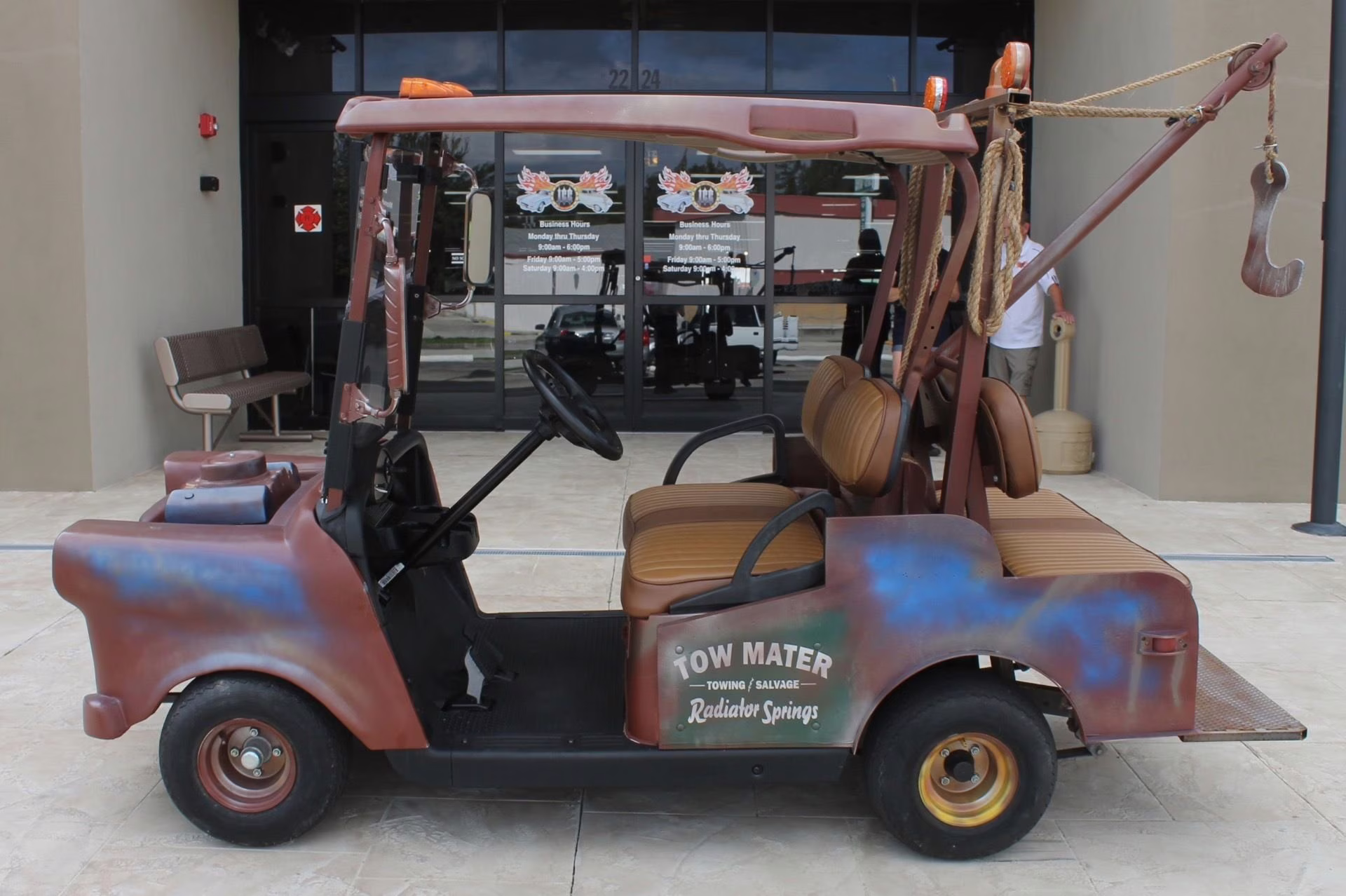 2013 Z EZ-GO RXV Tow Mater Golf Cart