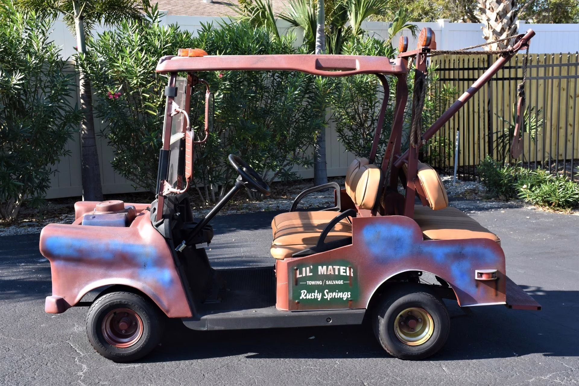 2014 Brown/Blue Z Lil Mater EZ-GO RXV