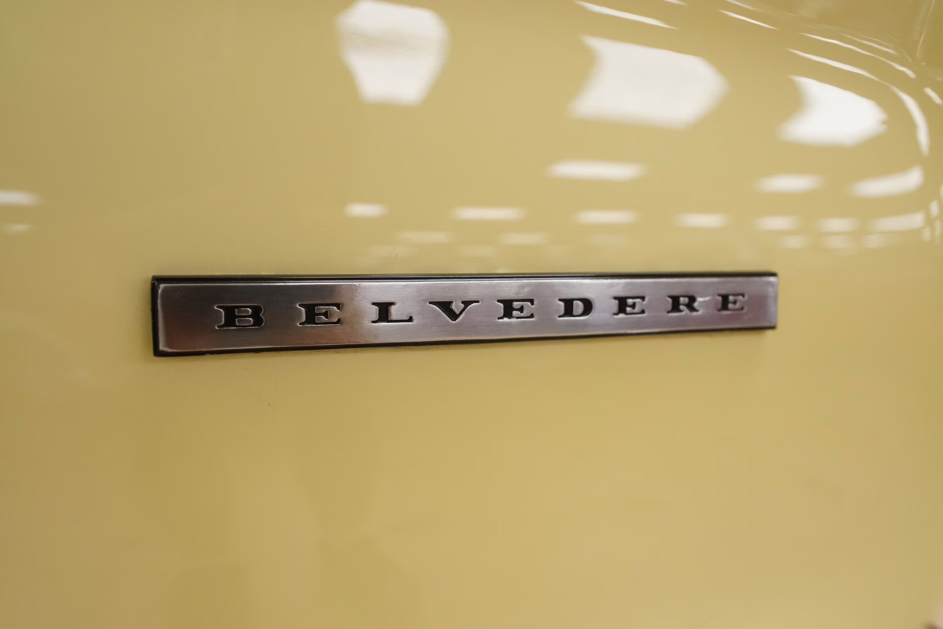 1967 Yellow Plymouth Belvedere