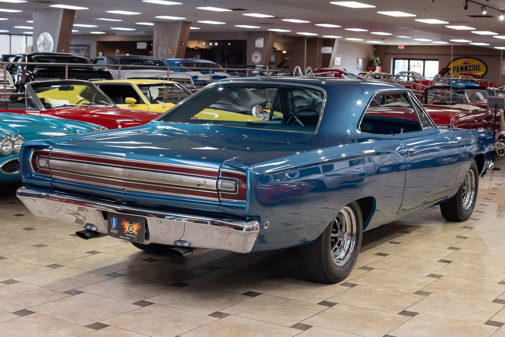 1968 Dark Blue Metallic Plymouth Road Runner