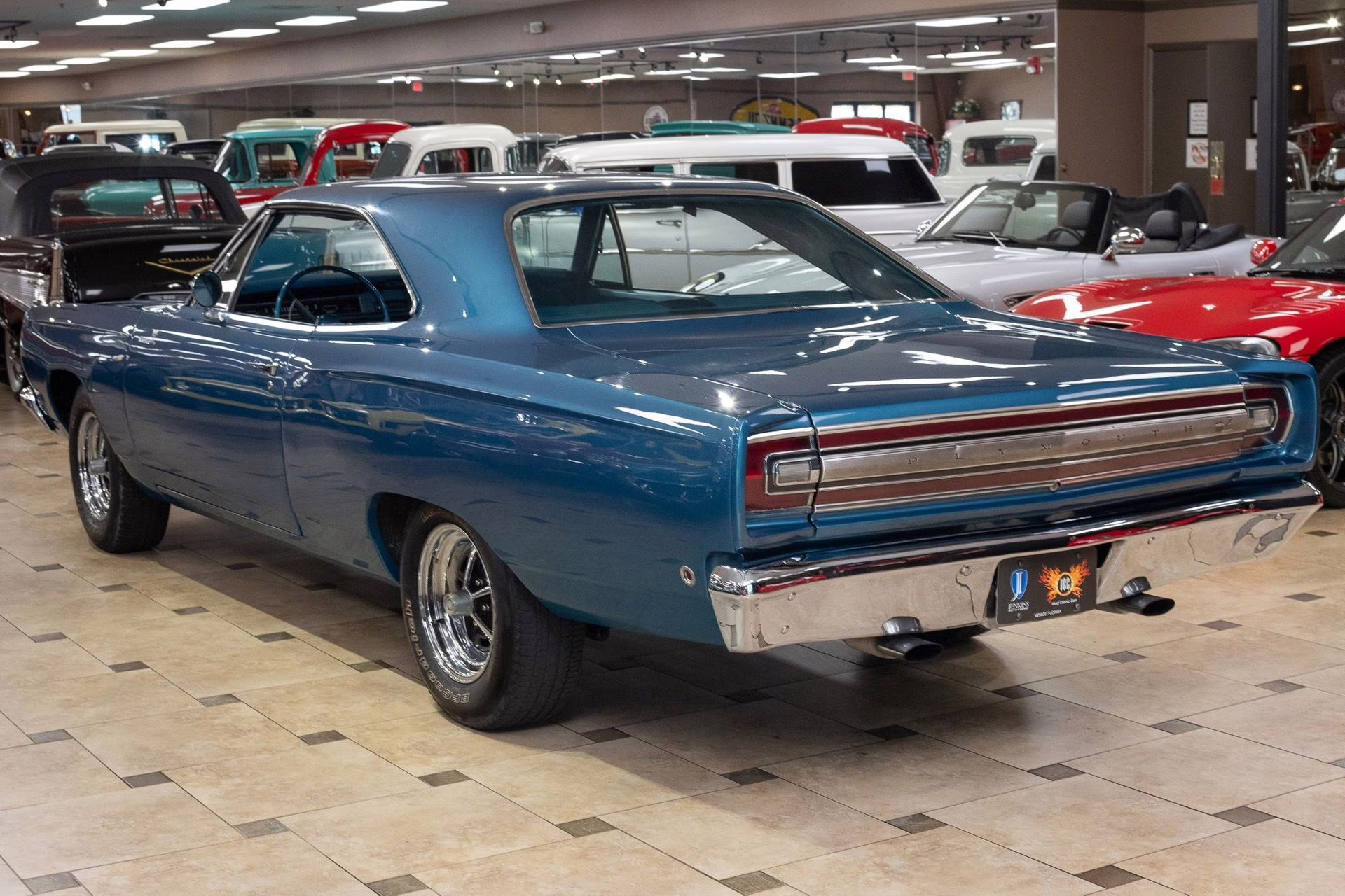 1968 Dark Blue Metallic Plymouth Road Runner